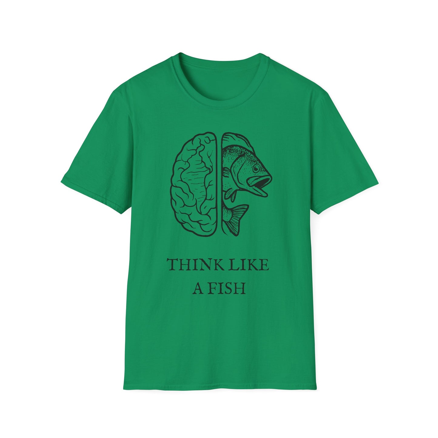 Think Like a Fish T-Shirt β Funny Graphic Tee for Fishing Lovers & Casual Wear
