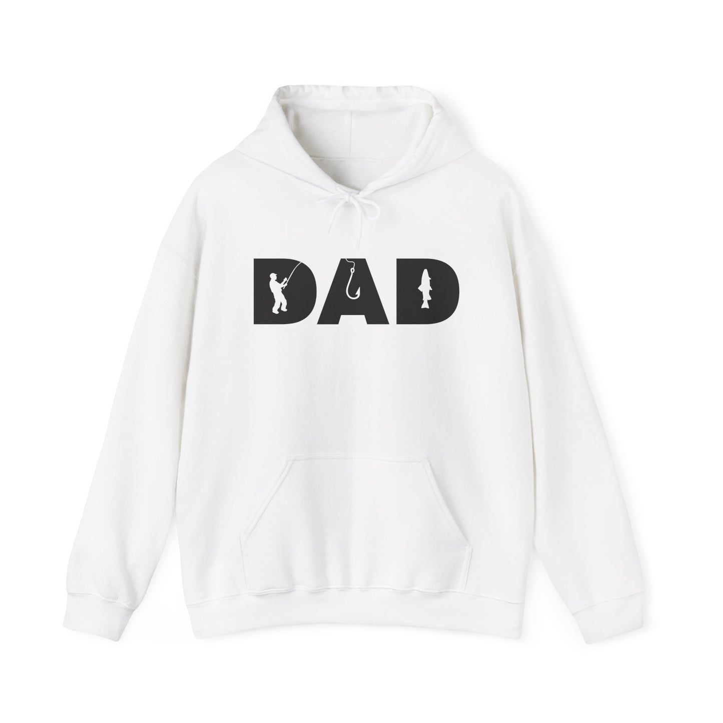 Fisherman Dad Men’s Hoodie – Warm Fishing Sweatshirt for Outdoor & Casual Wear