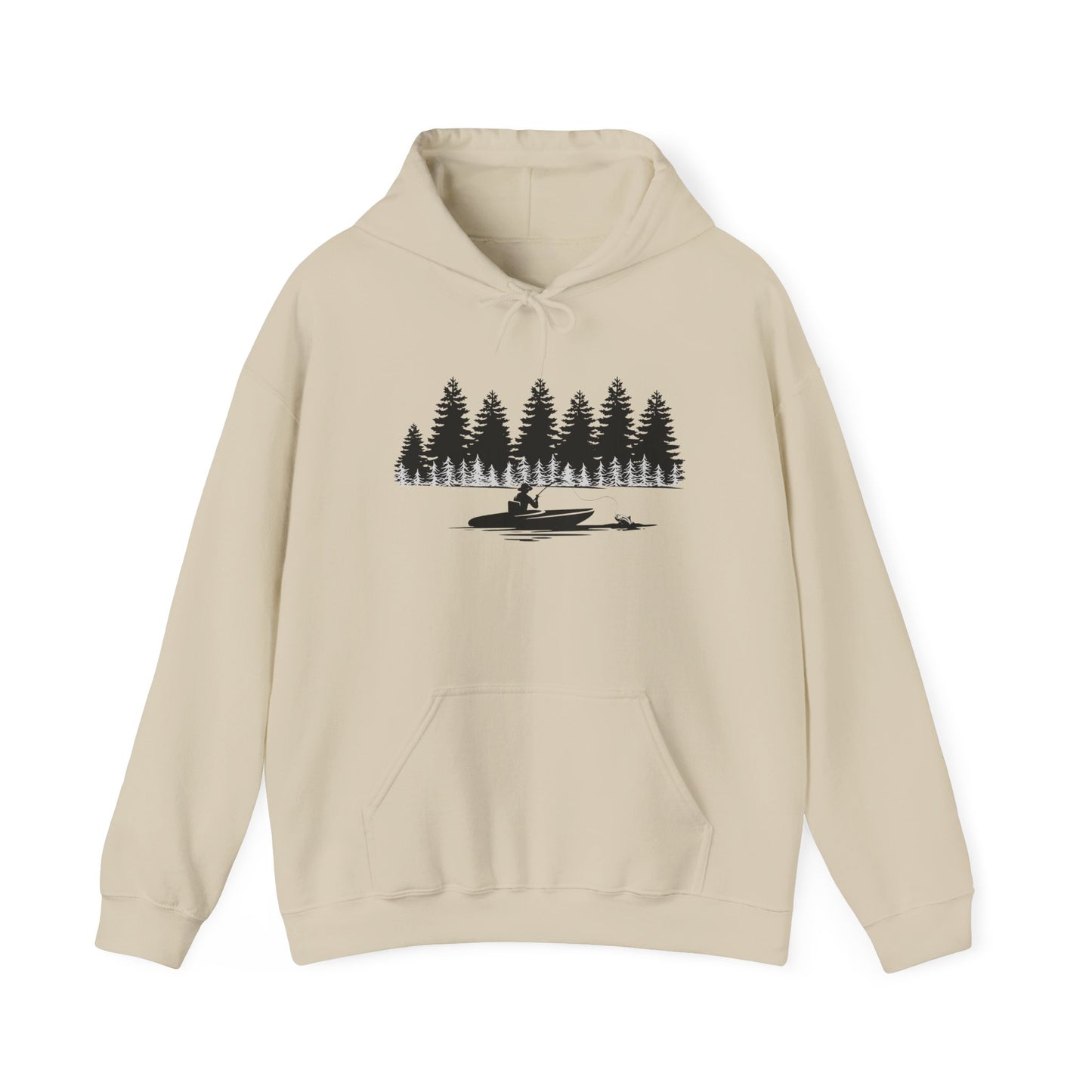 Nature Lover Men's Hoodie – Cozy Forest Sweatshirt for Camping & Hiking