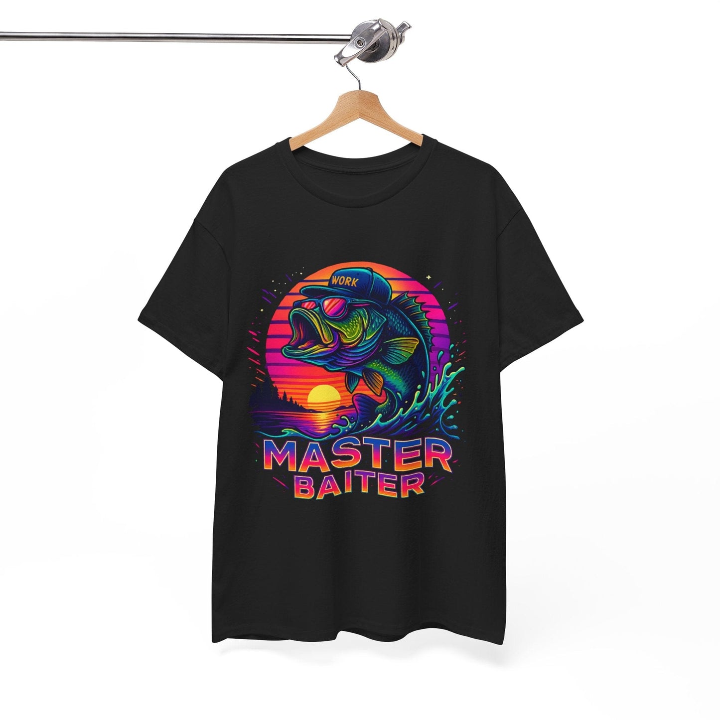 Colorful Master Baiter Tee for Men β Funny Fishing Shirt for Summer