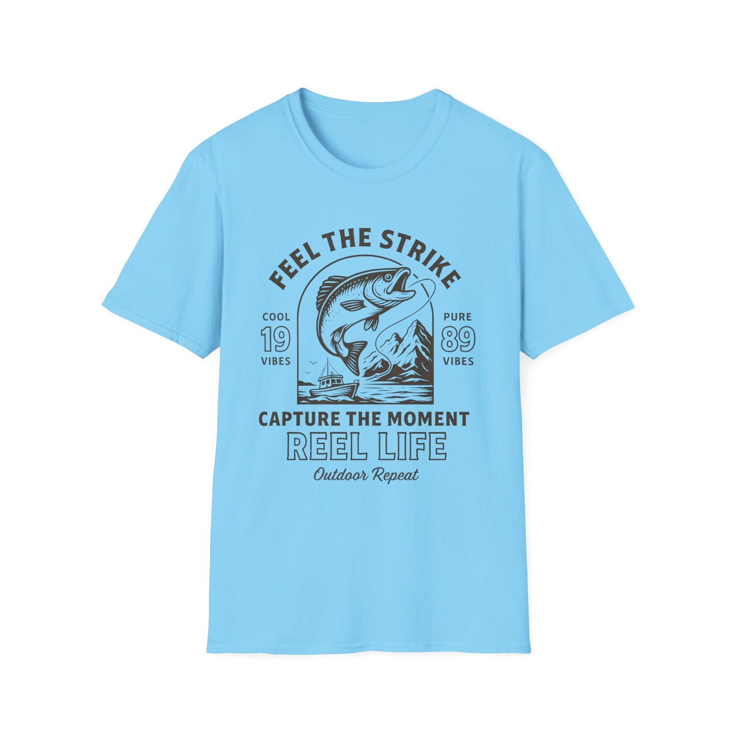 Fishing Enthusiast T-Shirt β Men's Outdoor Tee & Gift for Anglers | Reel Life Apparel