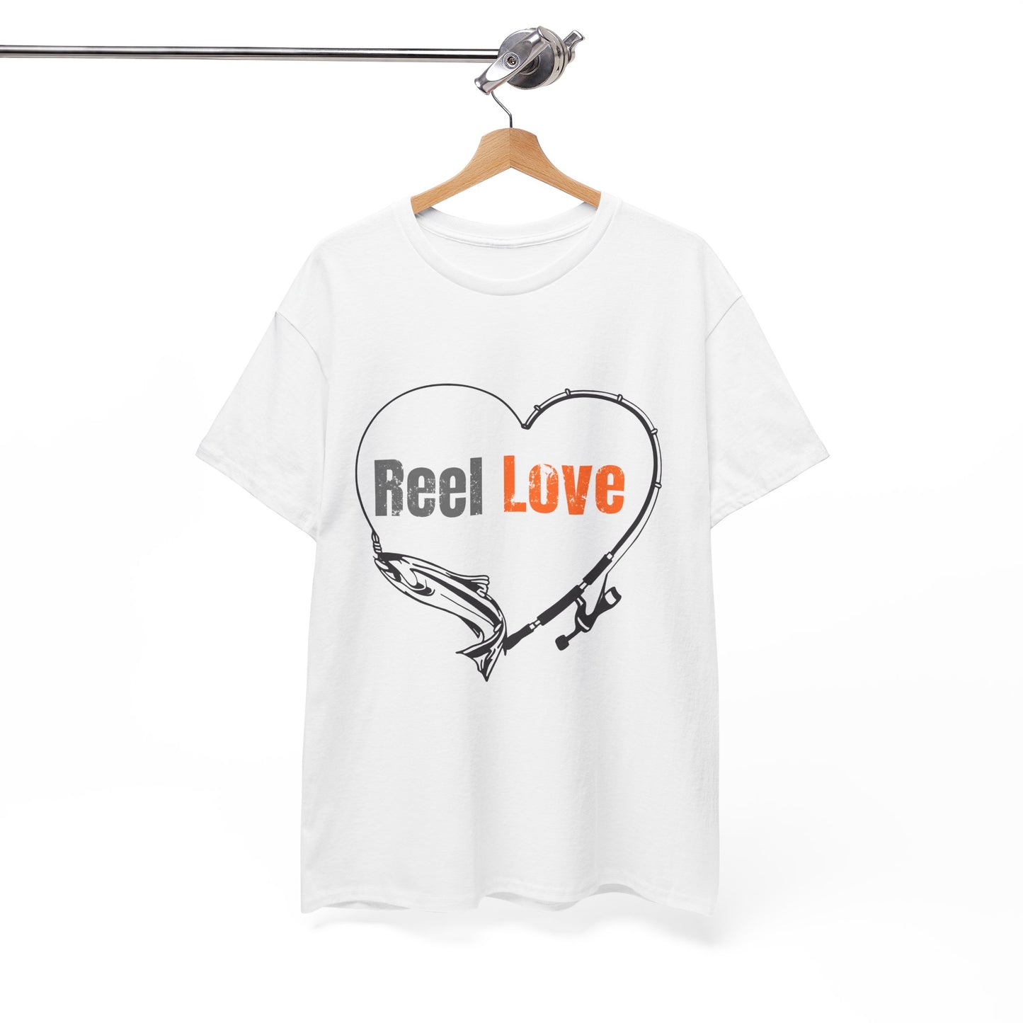 Reel Love Fishing T-Shirt for Men – Funny Gift for Anglers & Dads