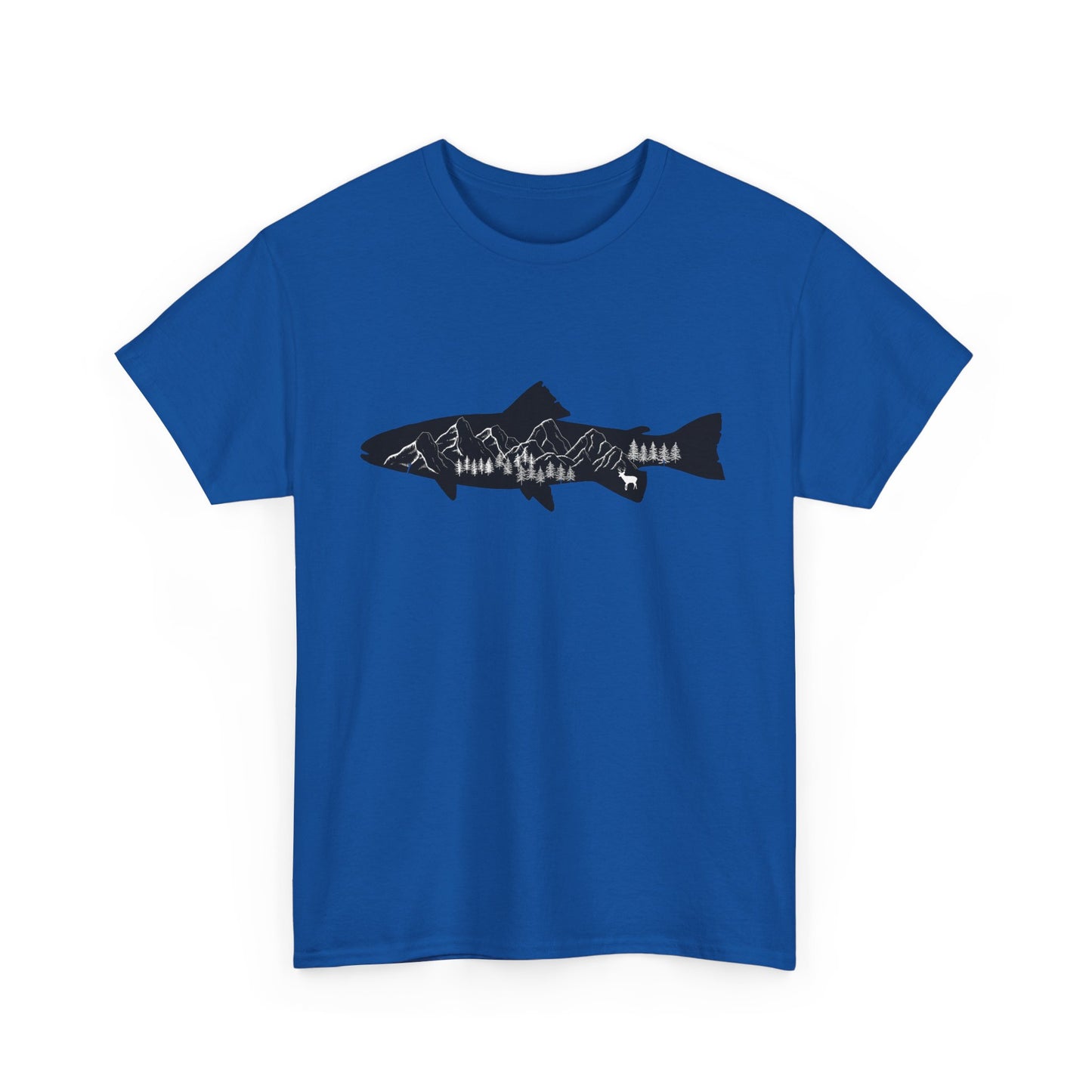 Fishing Shirt for Men – Casual Cotton Tee for Nature and Fishing Enthusiasts