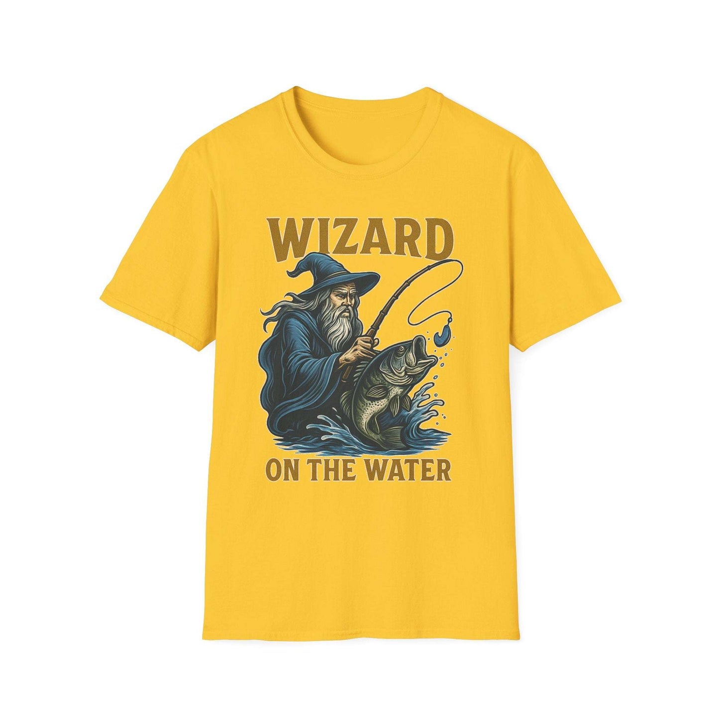 Wizard on the Water T-Shirt – Funny Unisex Fishing Tee | Outdoor Gift for Anglers