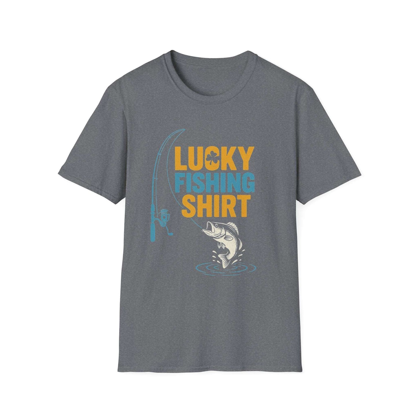 Lucky Fishing T-Shirt β Unisex Soft Tee for Anglers & Fish Lovers β Birthday or Outdoor Gift