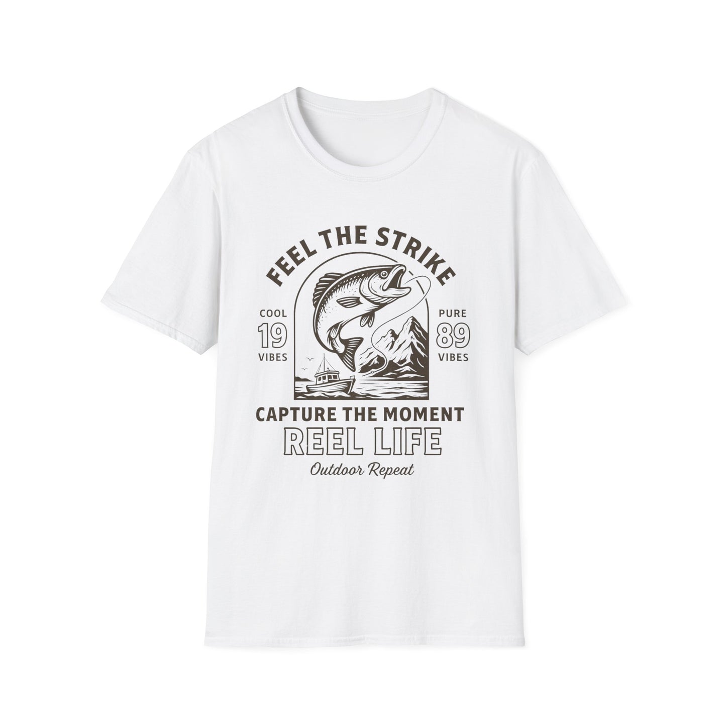 Fishing Enthusiast T-Shirt β Men's Outdoor Tee & Gift for Anglers | Reel Life Apparel