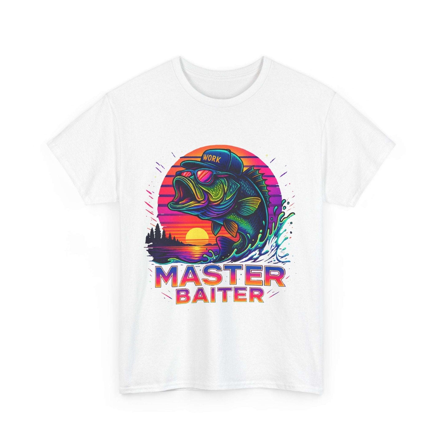 Colorful Master Baiter Tee for Men β Funny Fishing Shirt for Summer