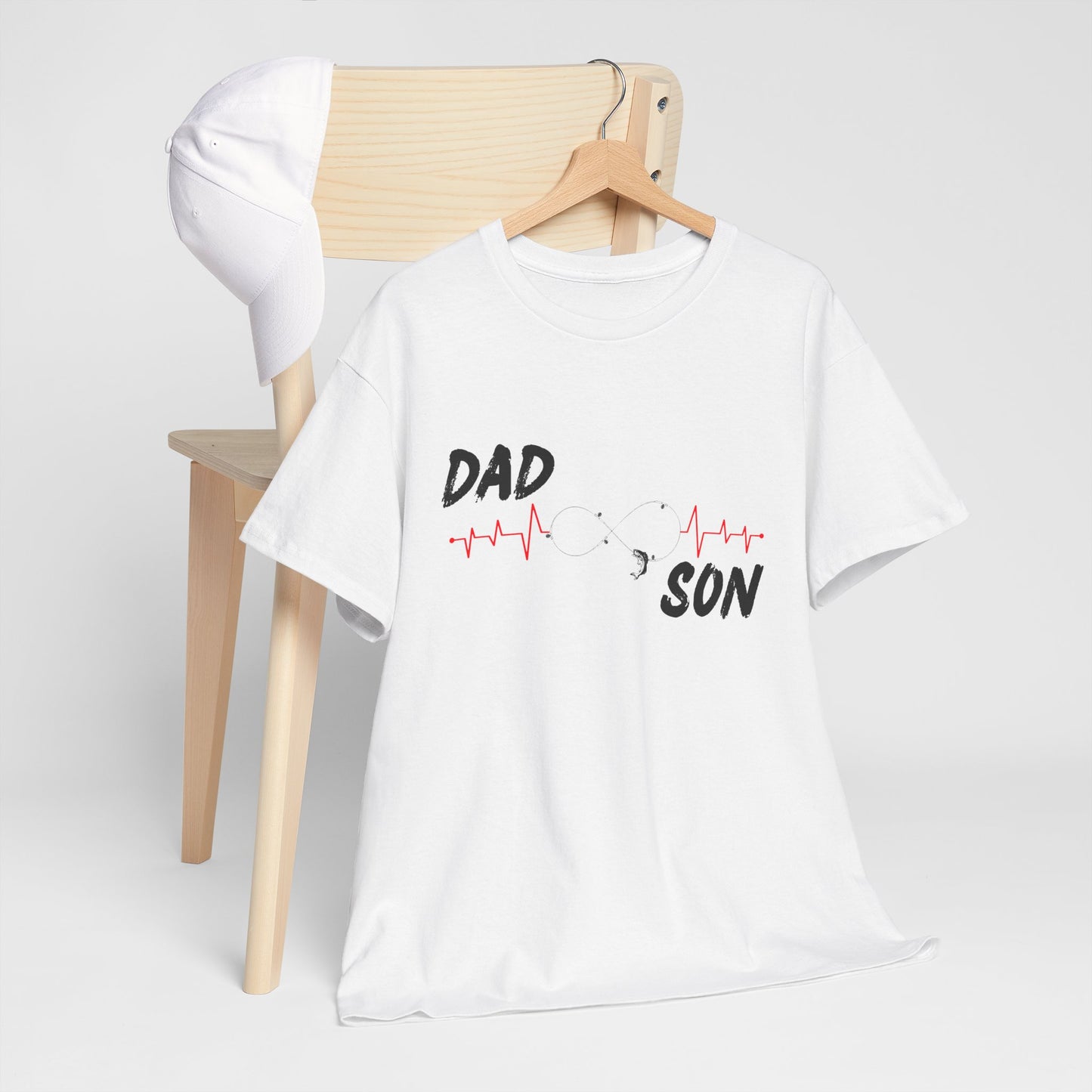 Father and Son Bonding T-Shirt – Thoughtful Gift for Dad, Family Moments, Casual Everyday Wear