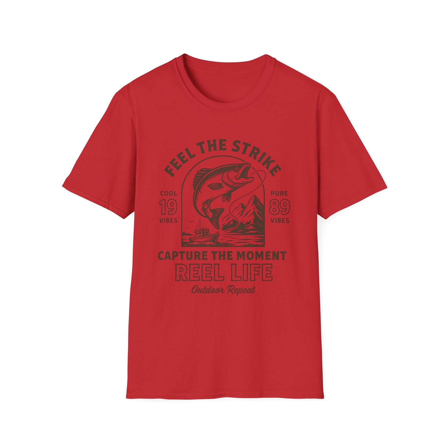 Fishing Enthusiast T-Shirt β Men's Outdoor Tee & Gift for Anglers | Reel Life Apparel