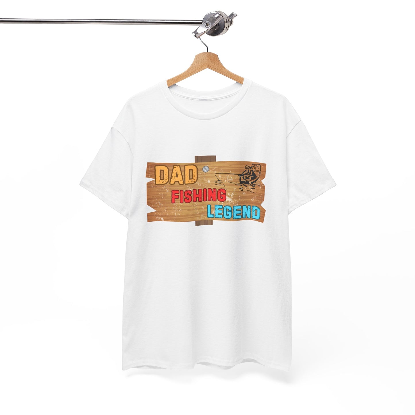 Fishing Legend Dad T-Shirt – Men’s Tee for Outdoor & Fishing Lovers