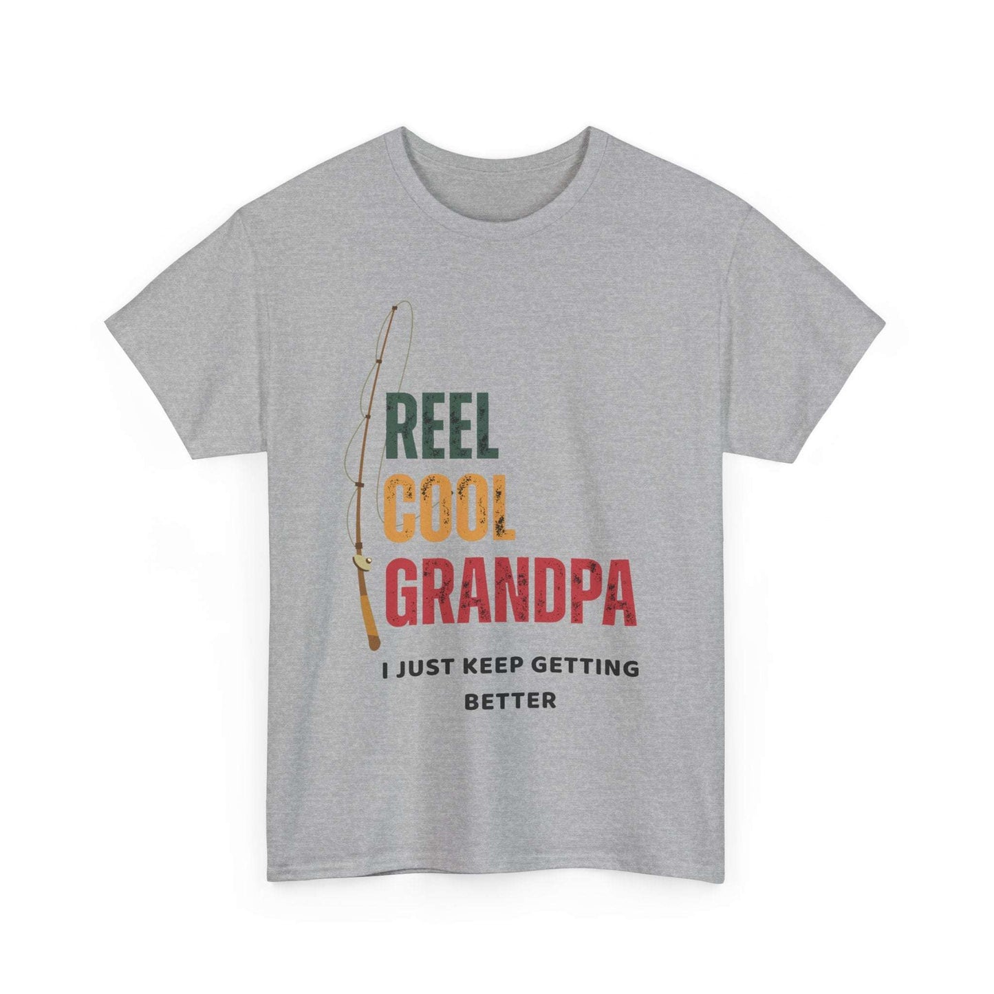Reel Cool Grandpa Fishing Shirt – Funny Gift for Grandpa | Father's Day Tee