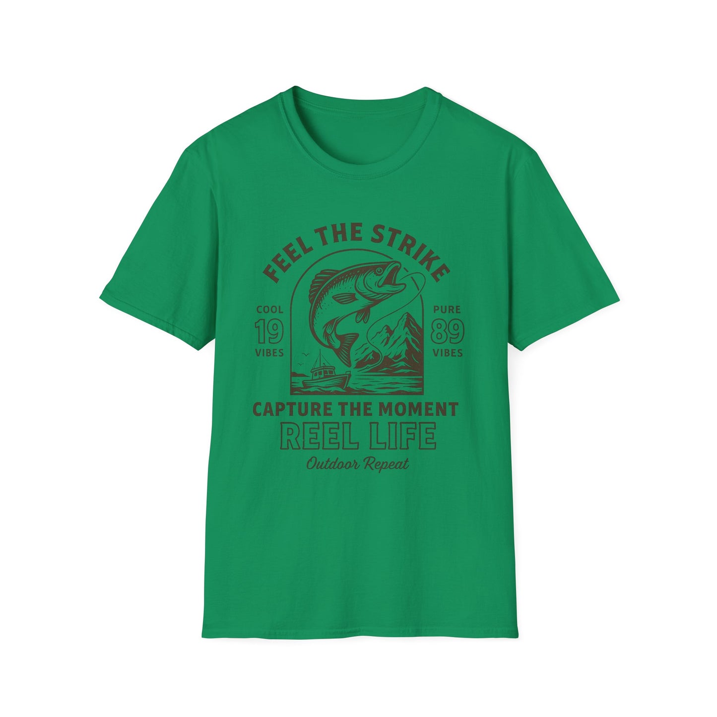 Fishing Enthusiast T-Shirt β Men's Outdoor Tee & Gift for Anglers | Reel Life Apparel