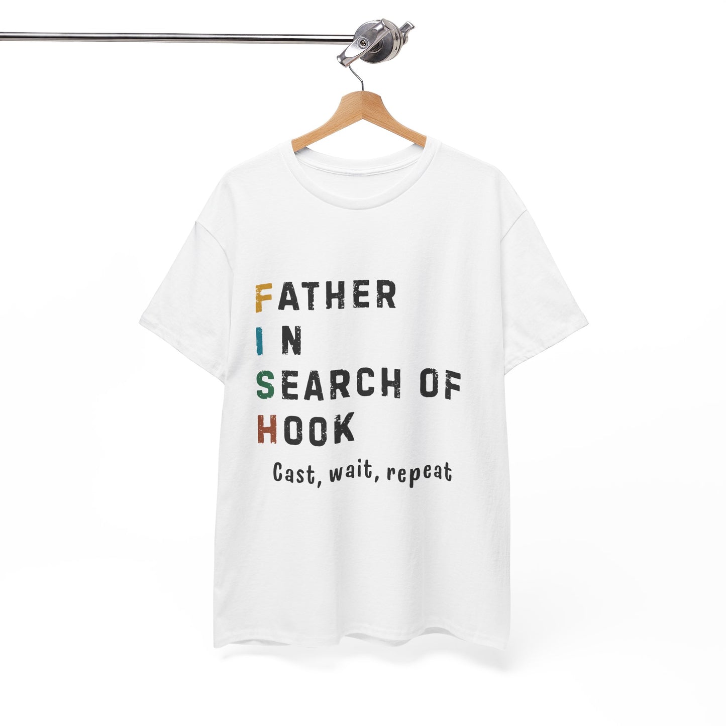 Fishing Dad T-Shirt – Funny Cotton Tee for Father’s Day, Birthday & Weekend Adventures