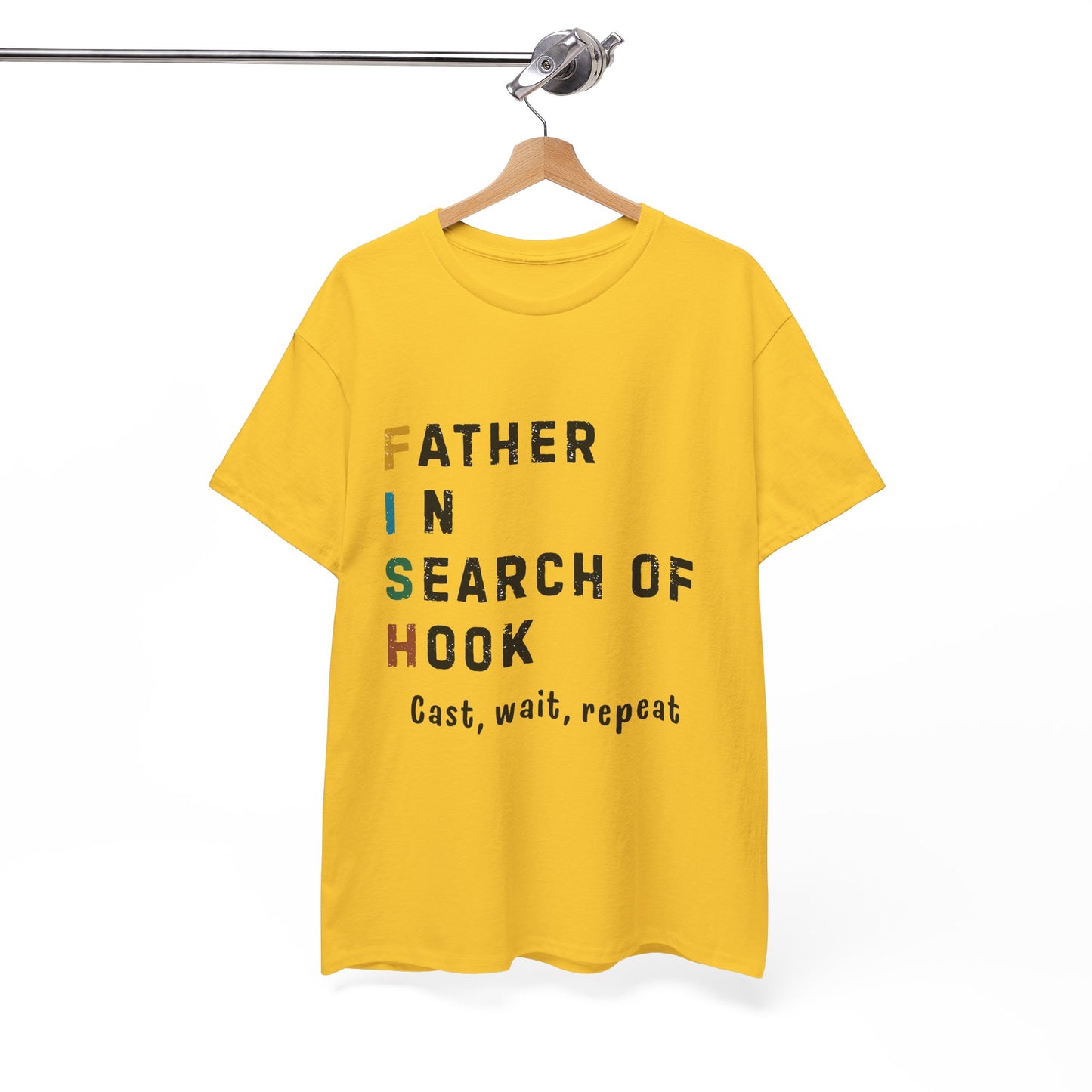 Fishing Dad T-Shirt – Funny Cotton Tee for Father’s Day, Birthday & Weekend Adventures