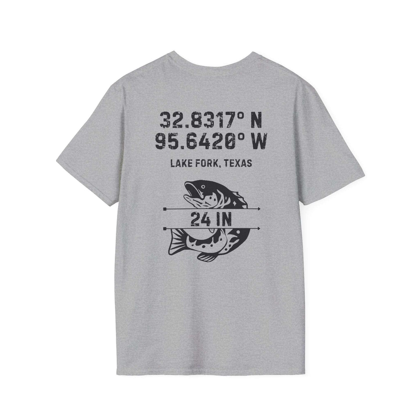 Personalized Lake Fork Fishing T-Shirt β Custom Angler Gift | Summer Outdoor Tee for Men