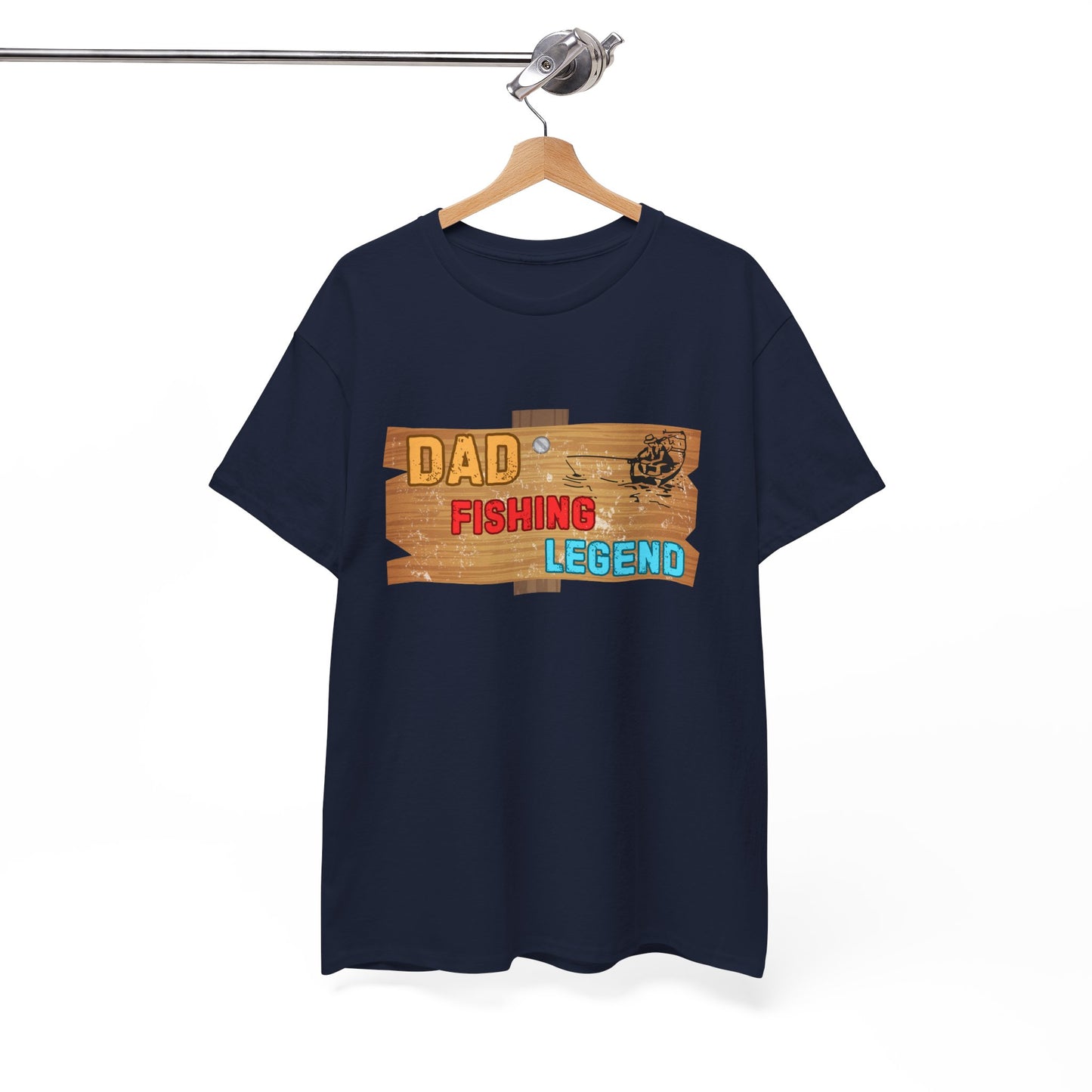 Fishing Legend Dad T-Shirt – Men’s Tee for Outdoor & Fishing Lovers