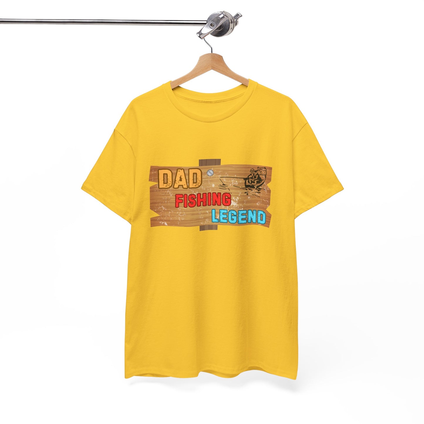 Fishing Legend Dad T-Shirt – Men’s Tee for Outdoor & Fishing Lovers