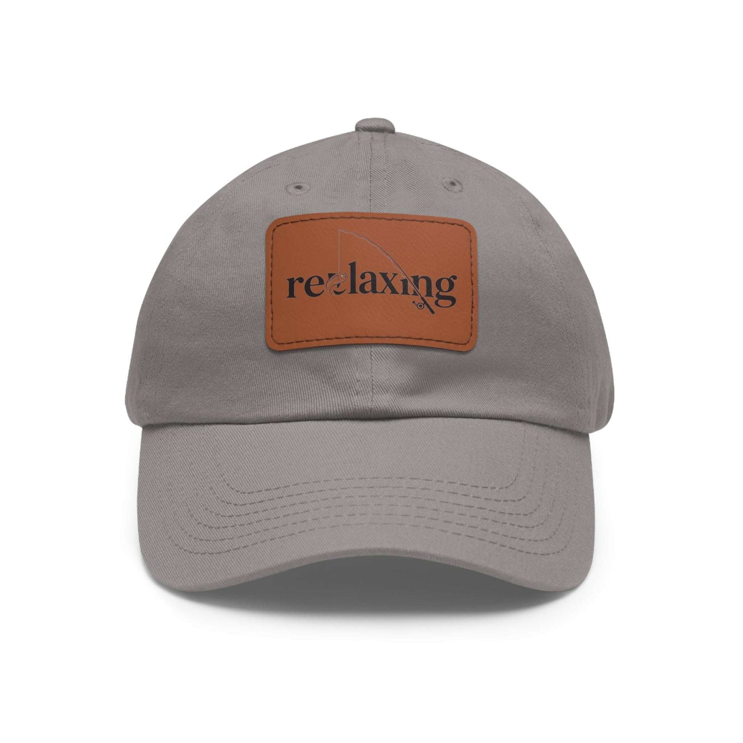 Leather Patch Dad Hat – Relaxed Summer Cap for Outdoorsy Dads, Great Gift Idea