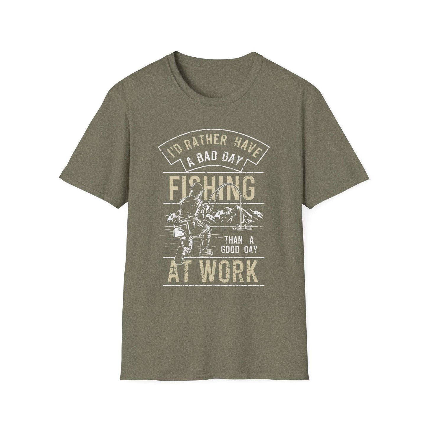 Funny Fishing T-Shirt – Unisex Angler Tee | Humorous Gift for Fishermen & Outdoor Trips