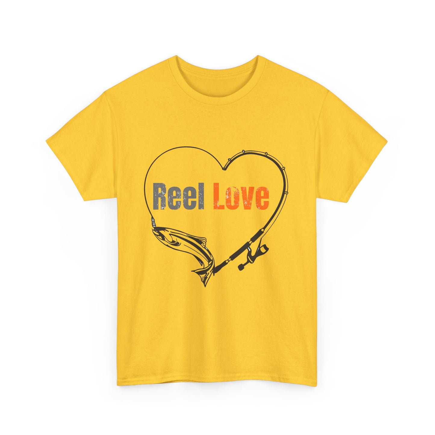 Reel Love Fishing T-Shirt for Men – Funny Gift for Anglers & Dads
