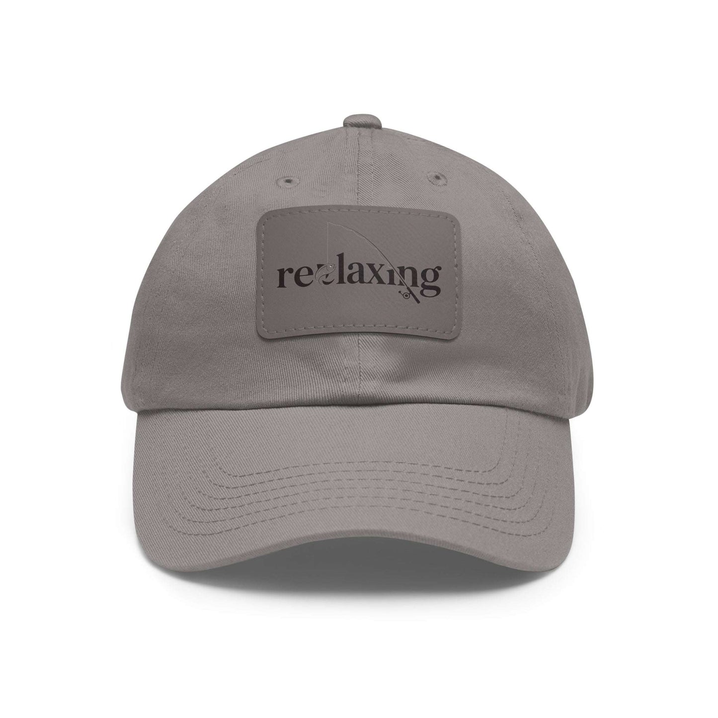 Leather Patch Dad Hat – Relaxed Summer Cap for Outdoorsy Dads, Great Gift Idea