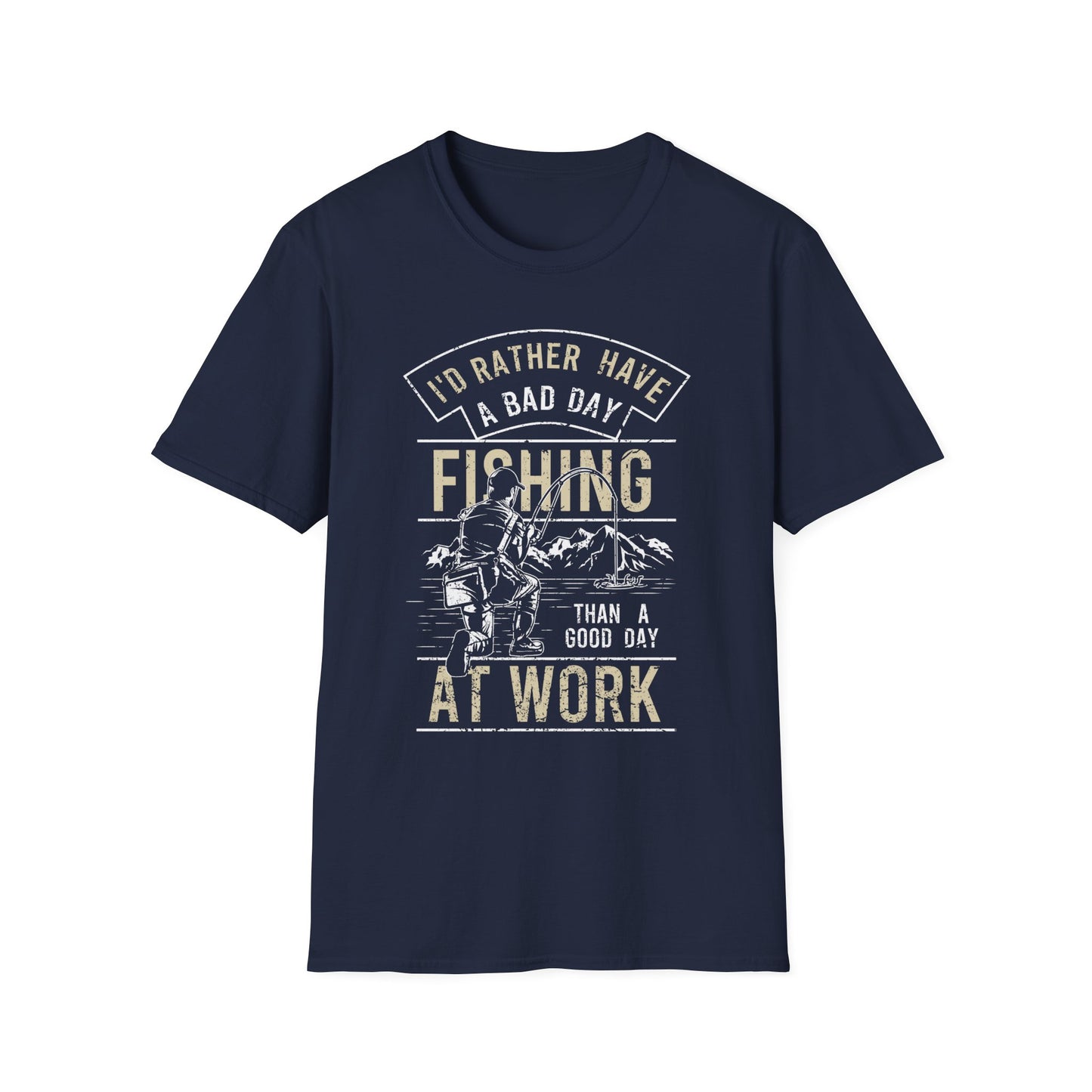 Funny Fishing T-Shirt – Unisex Angler Tee | Humorous Gift for Fishermen & Outdoor Trips