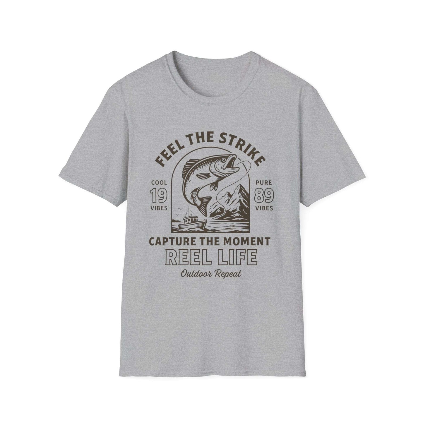 Fishing Enthusiast T-Shirt β Men's Outdoor Tee & Gift for Anglers | Reel Life Apparel