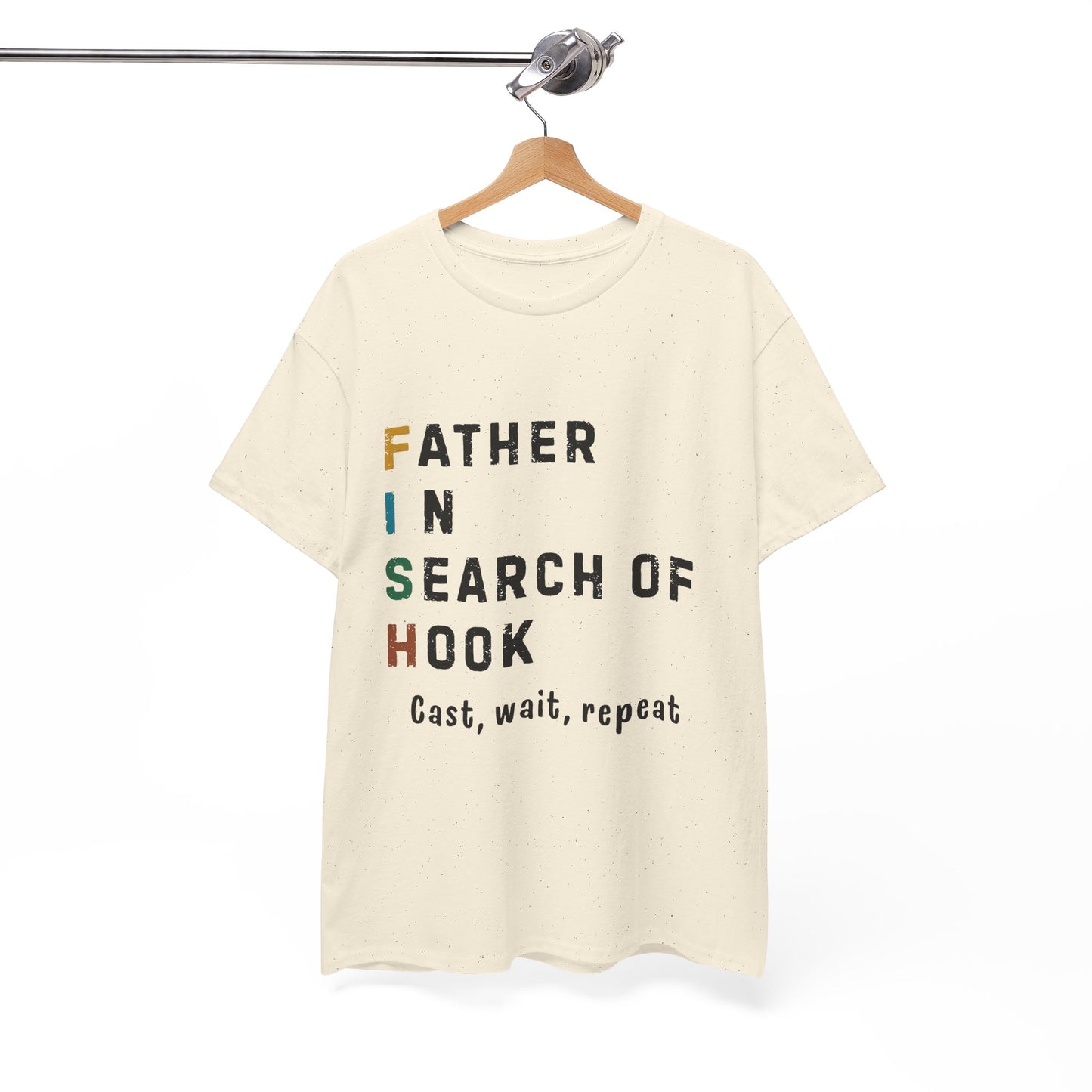 Fishing Dad T-Shirt – Funny Cotton Tee for Father’s Day, Birthday & Weekend Adventures