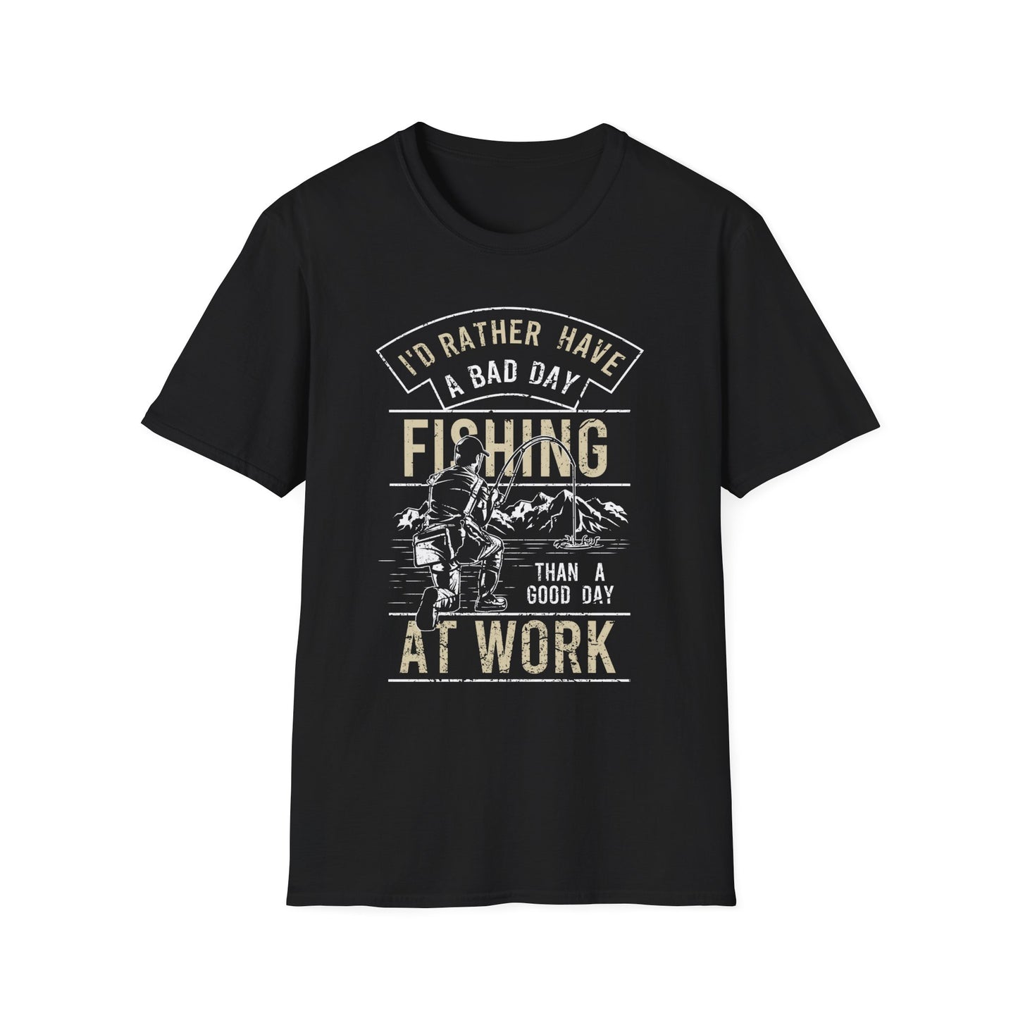 Funny Fishing T-Shirt – Unisex Angler Tee | Humorous Gift for Fishermen & Outdoor Trips