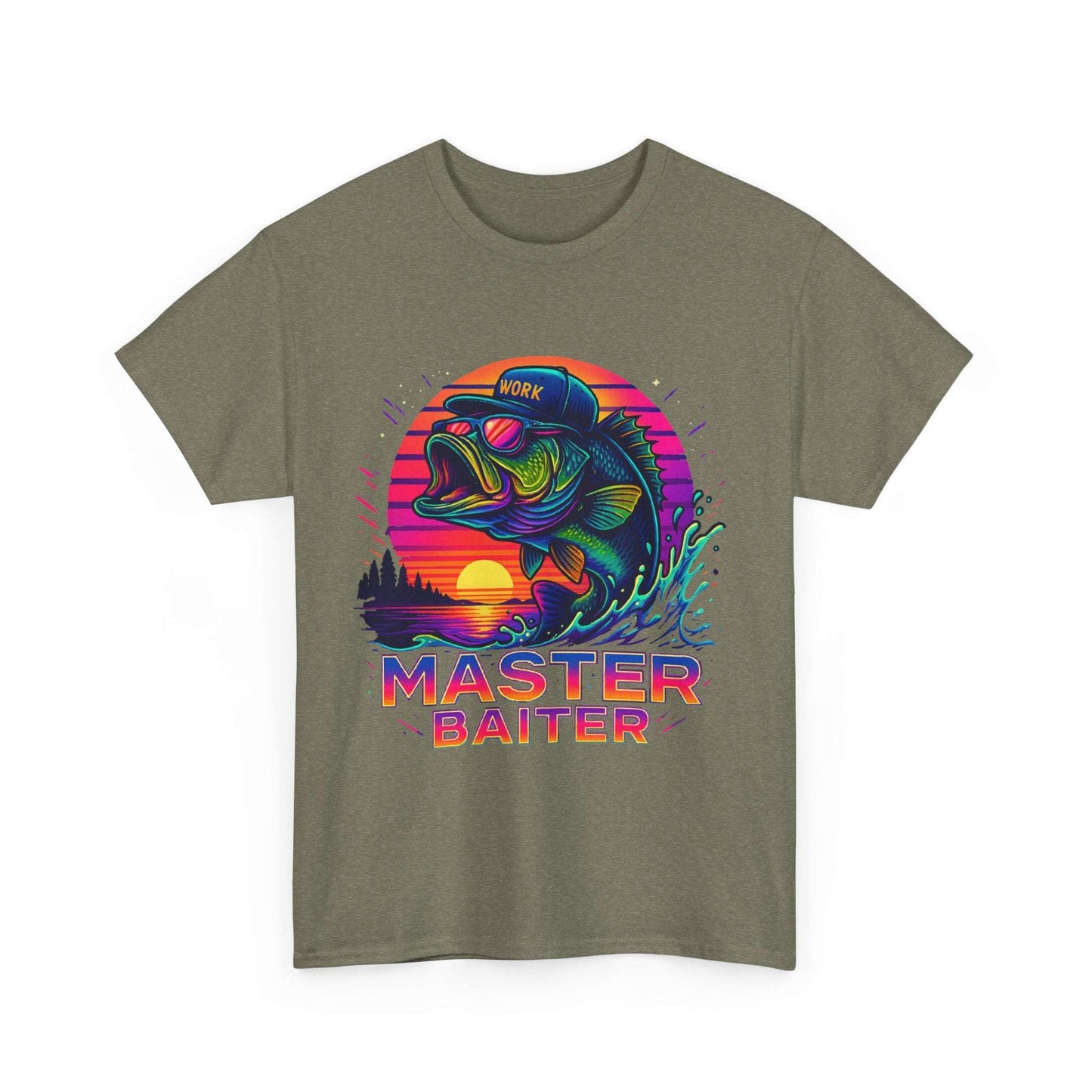 Colorful Master Baiter Tee for Men β Funny Fishing Shirt for Summer