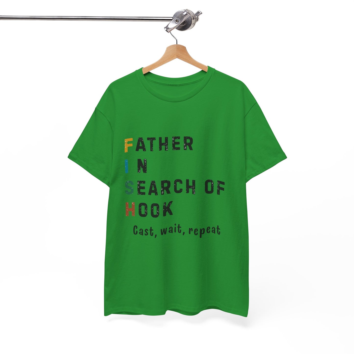 Fishing Dad T-Shirt – Funny Cotton Tee for Father’s Day, Birthday & Weekend Adventures