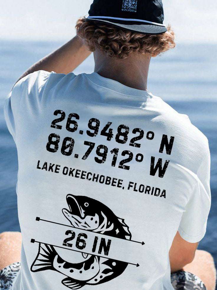 Personalized Lake Fork Fishing T-Shirt β Custom Angler Gift | Summer Outdoor Tee for Men