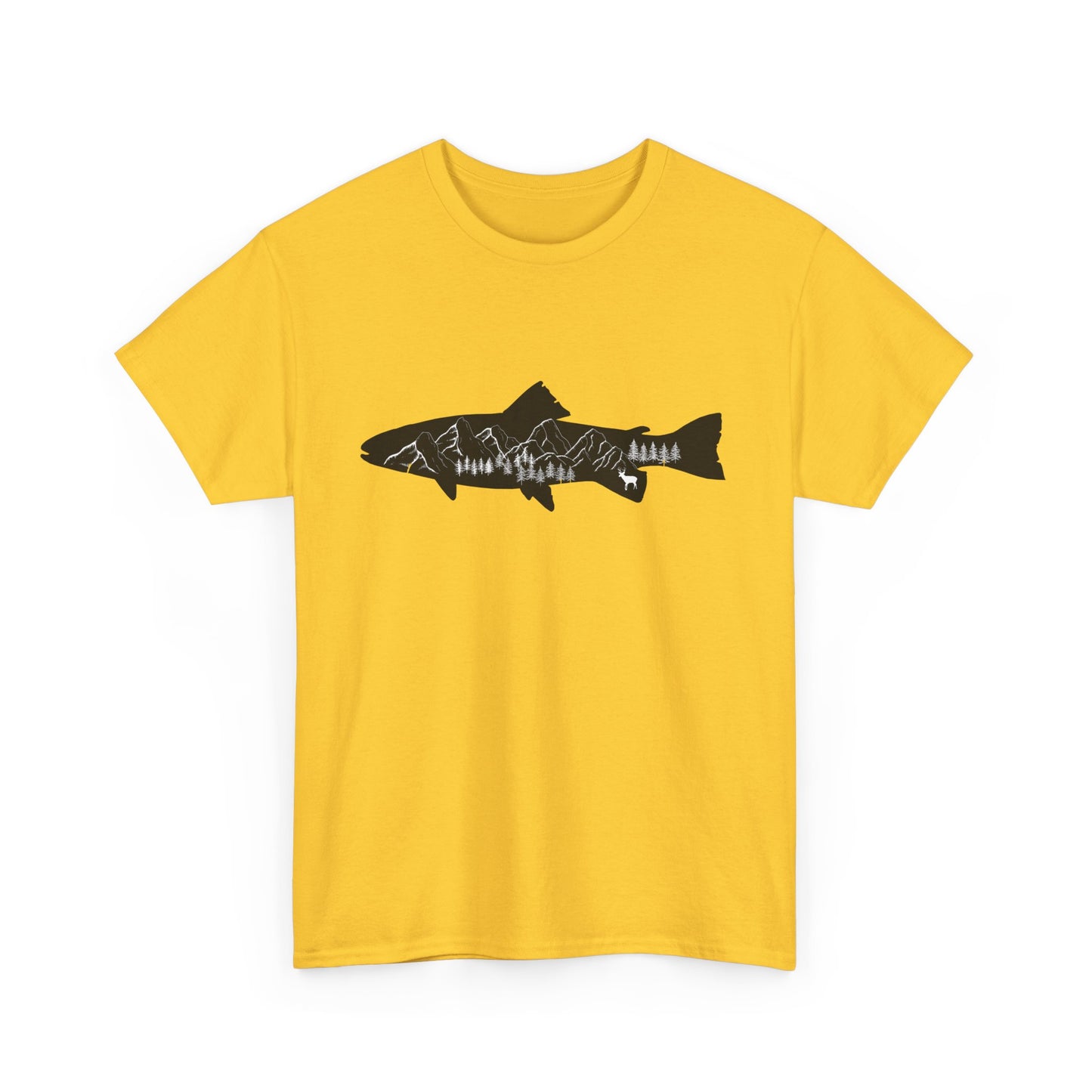 Fishing Shirt for Men – Casual Cotton Tee for Nature and Fishing Enthusiasts