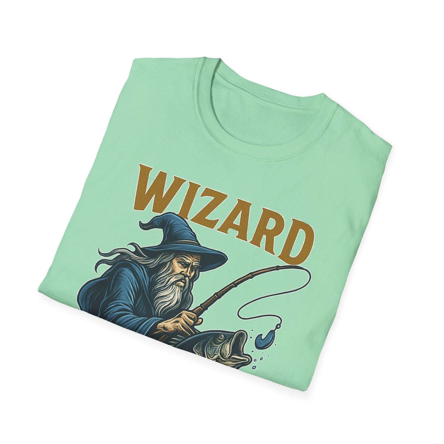 Wizard on the Water T-Shirt – Funny Unisex Fishing Tee | Outdoor Gift for Anglers