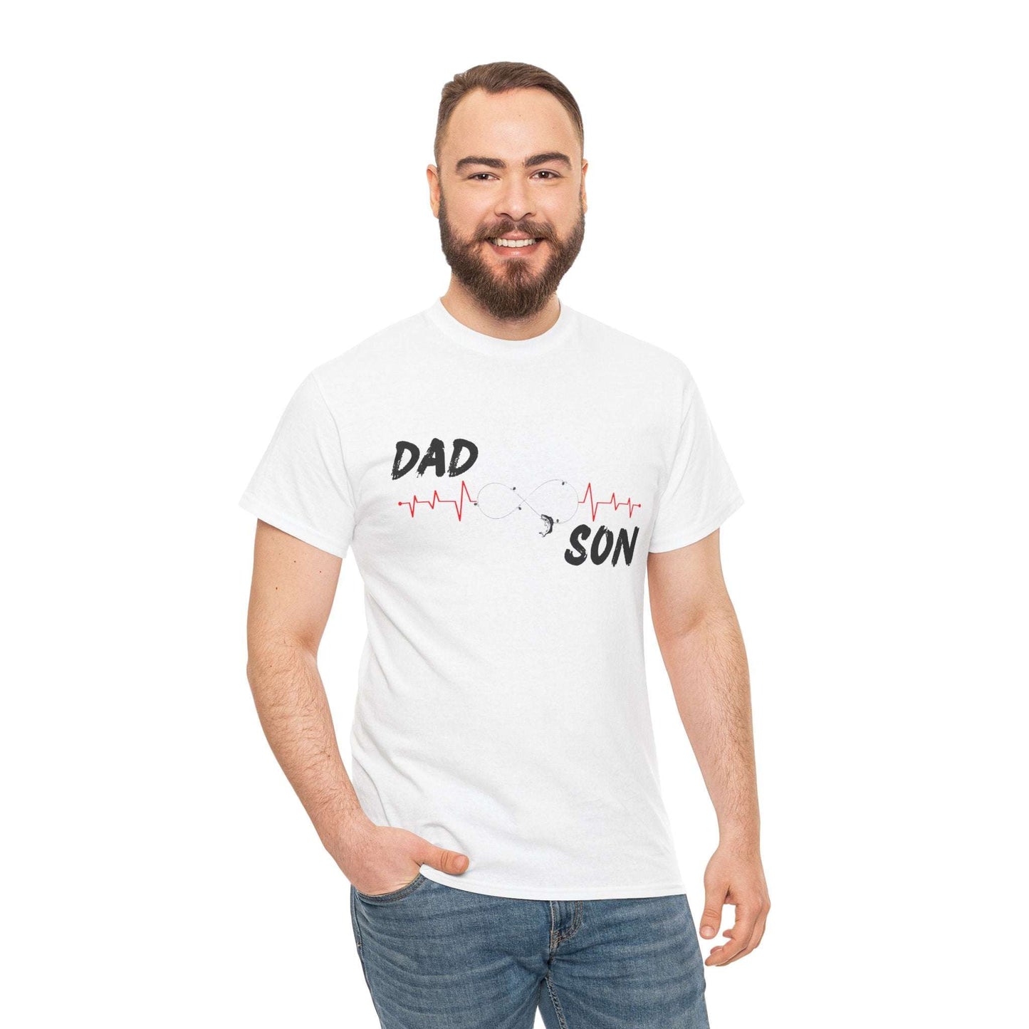 Father and Son Bonding T-Shirt – Thoughtful Gift for Dad, Family Moments, Casual Everyday Wear