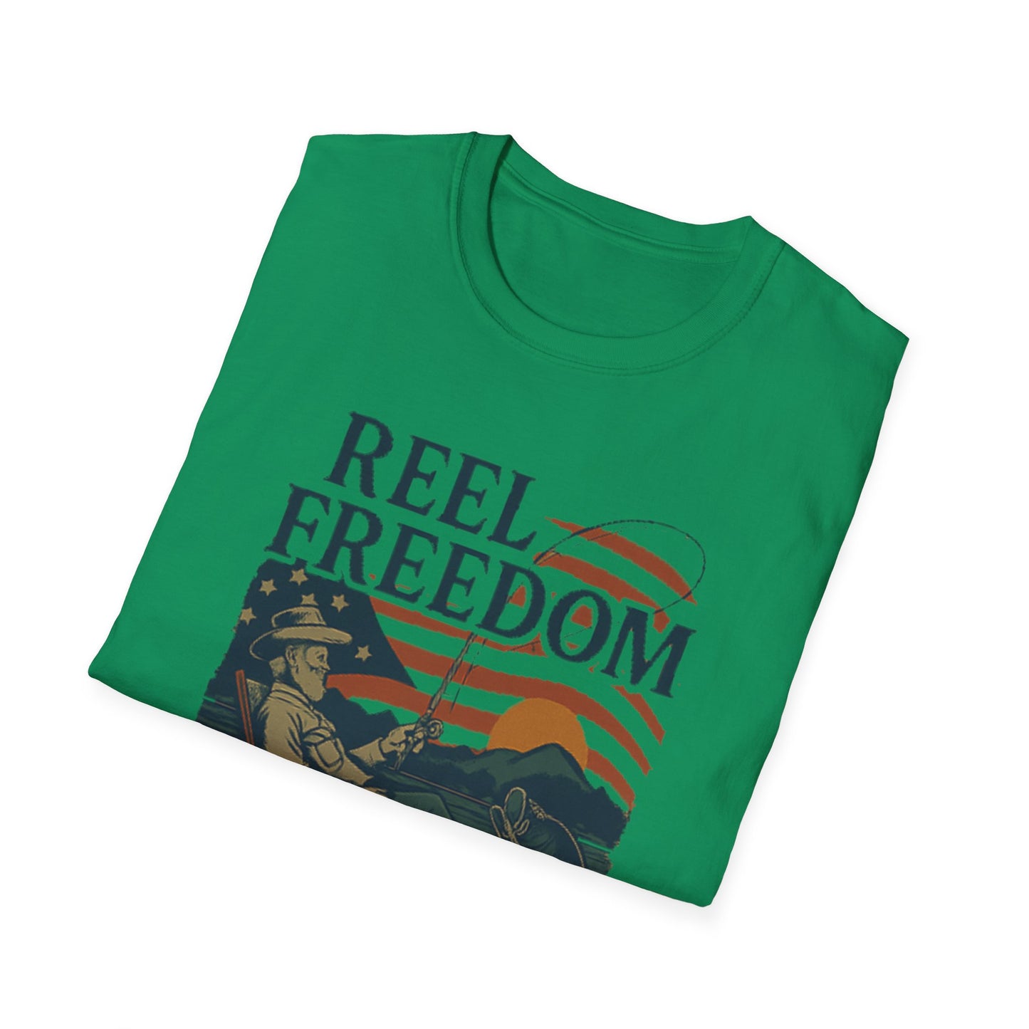 Reel Freedom Fishing Tee – Hooked on Peace