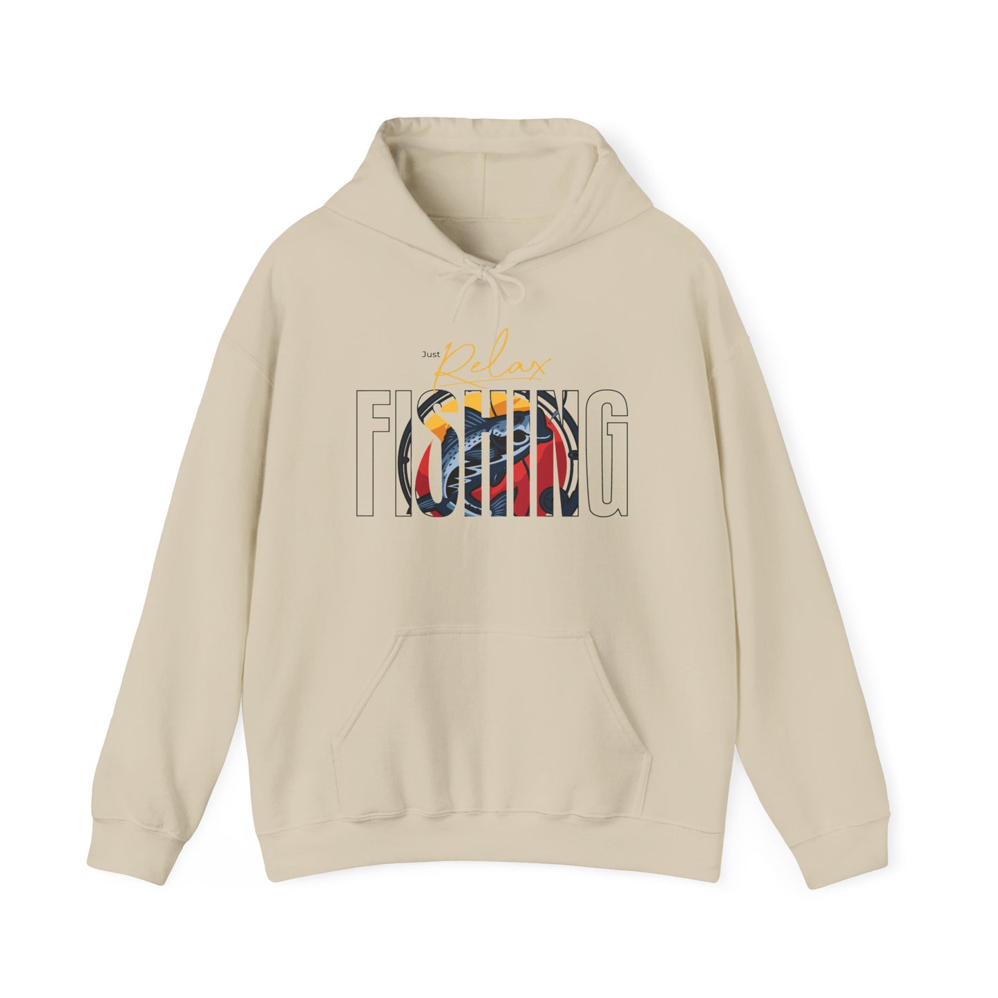 Fishing Vibes Men's Hoodie – Outdoor Sweatshirt for Anglers, Adventure Gift for Fishing Lovers