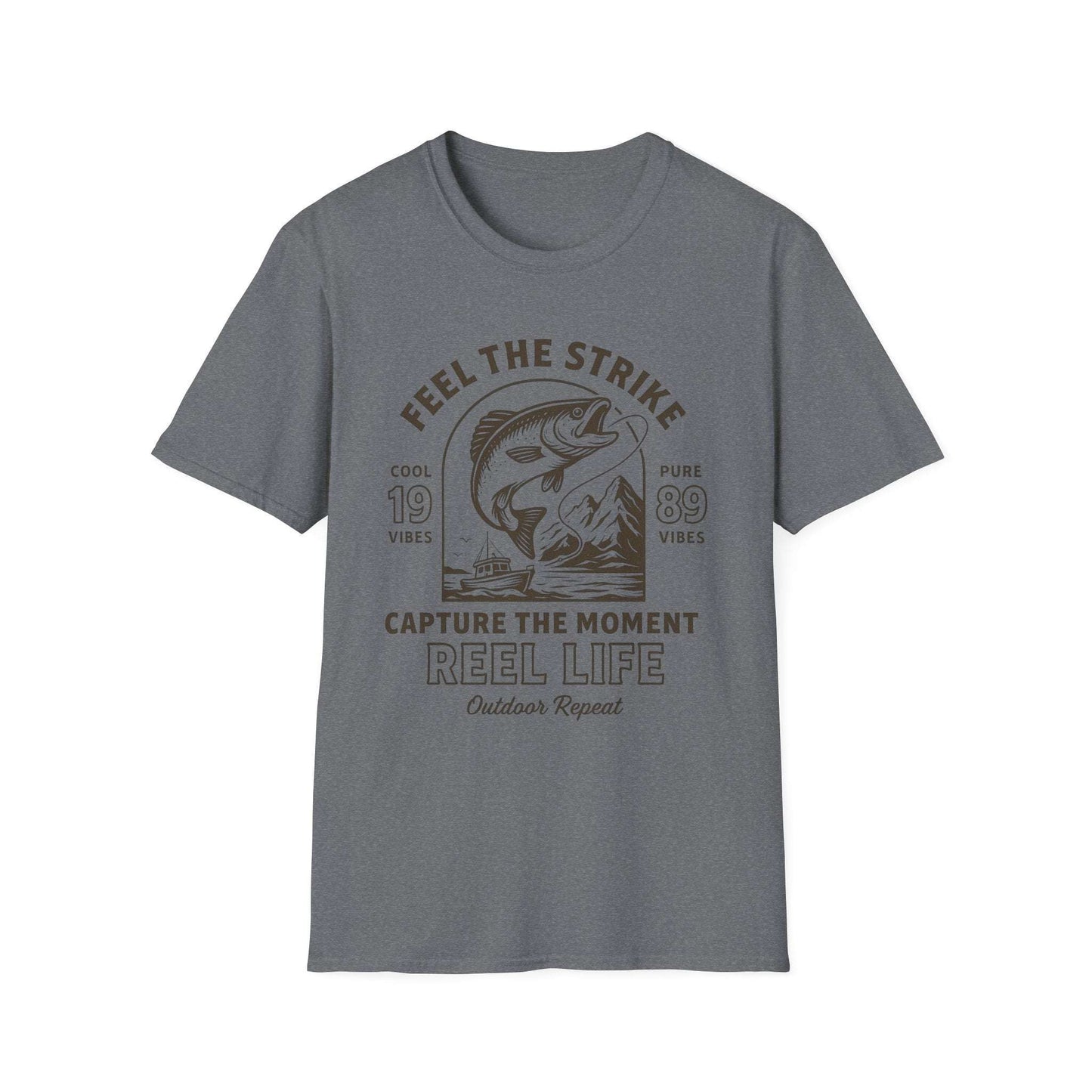 Fishing Enthusiast T-Shirt β Men's Outdoor Tee & Gift for Anglers | Reel Life Apparel