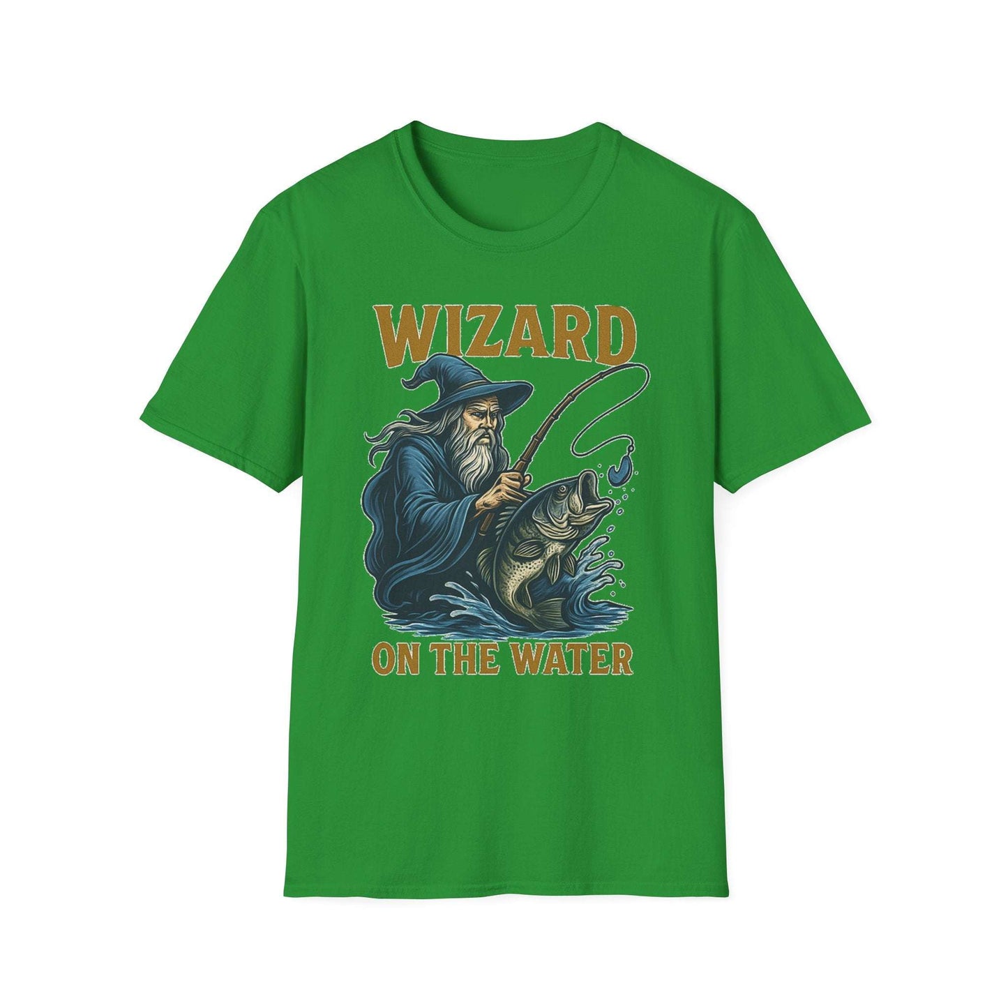 Wizard on the Water T-Shirt – Funny Unisex Fishing Tee | Outdoor Gift for Anglers