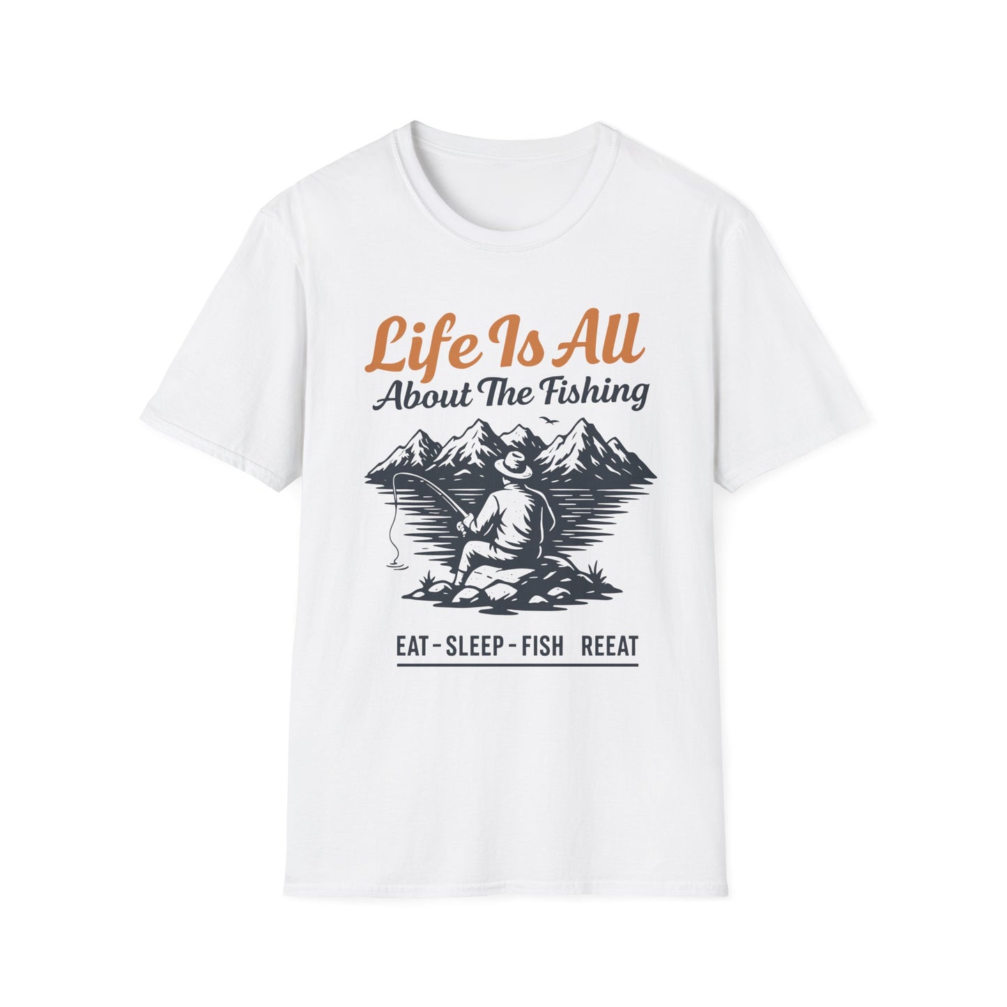 Fishing Life T-Shirt β Unisex Outdoor Tee for Nature Lovers & Fishermen | Casual Everyday Gift