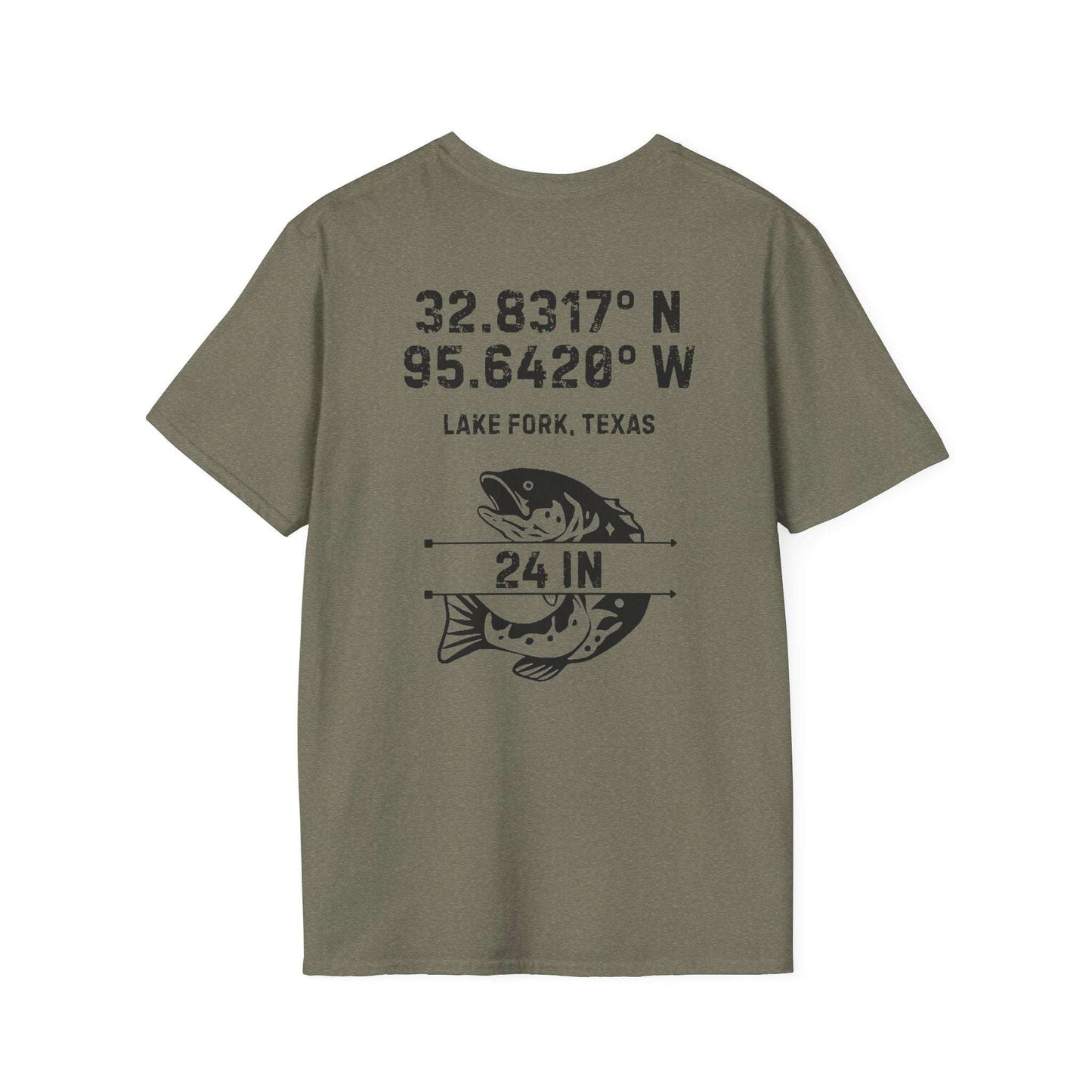 Personalized Lake Fork Fishing T-Shirt β Custom Angler Gift | Summer Outdoor Tee for Men