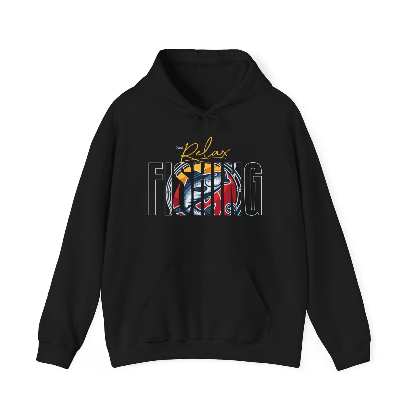 Fishing Vibes Men's Hoodie – Outdoor Sweatshirt for Anglers, Adventure Gift for Fishing Lovers