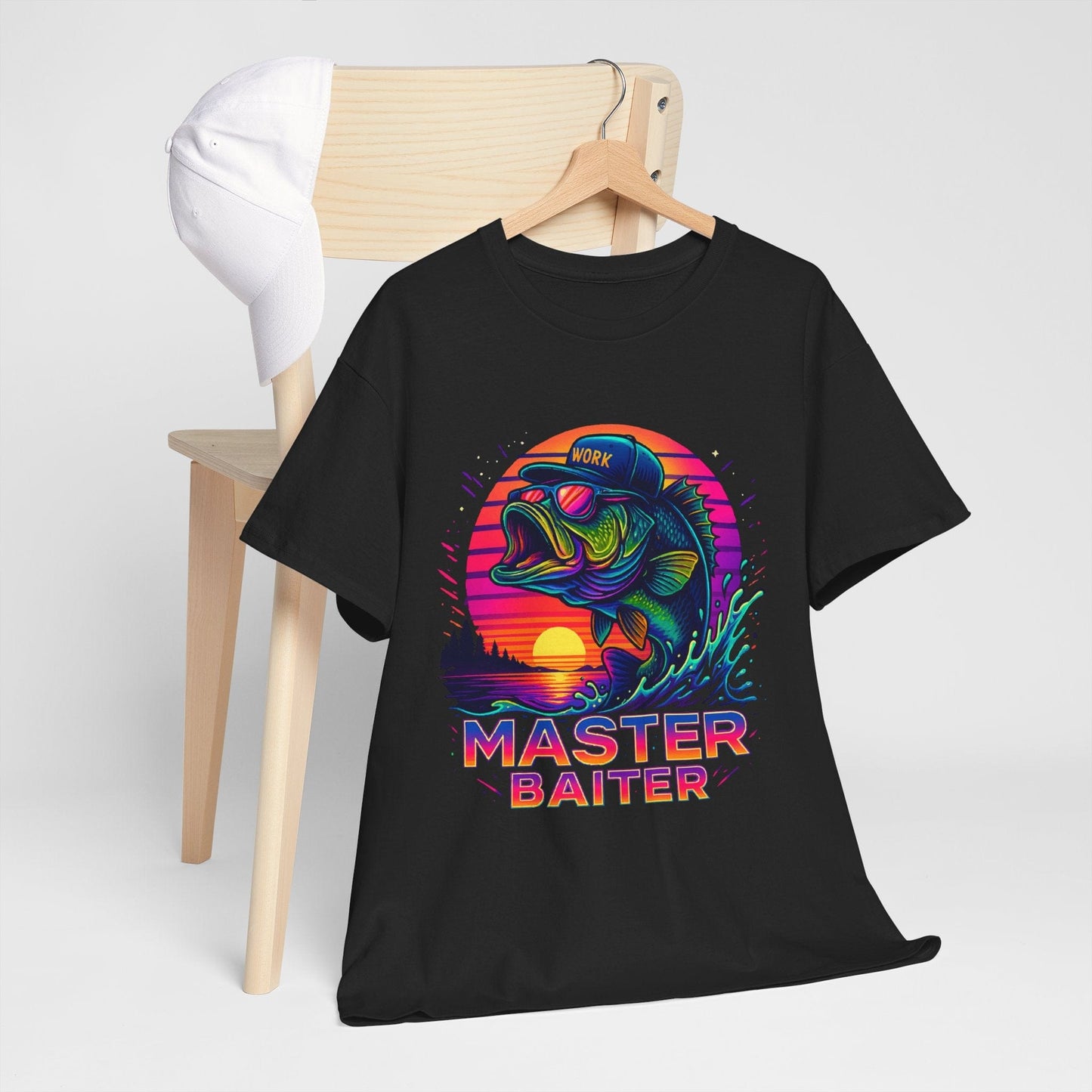 Colorful Master Baiter Tee for Men β Funny Fishing Shirt for Summer