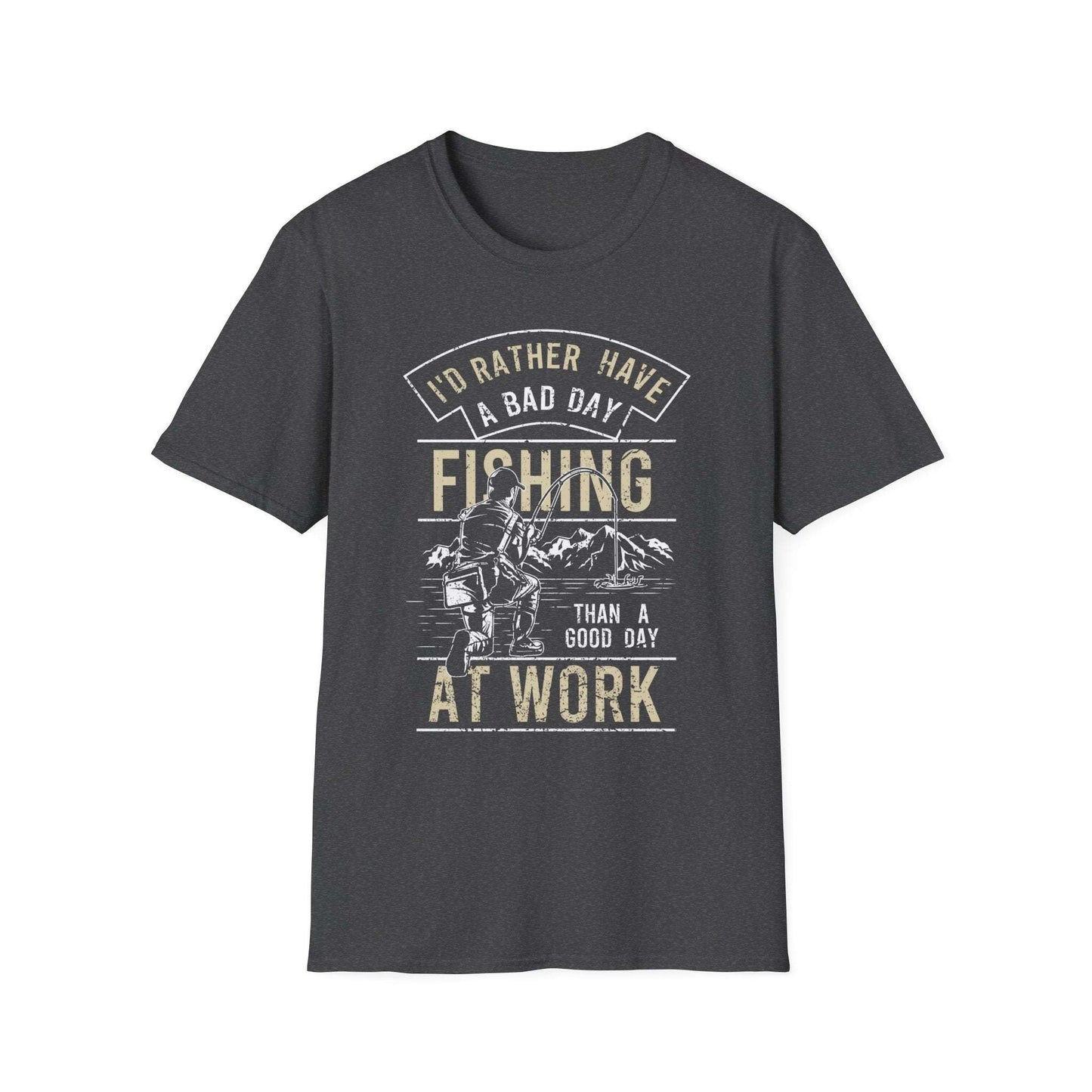 Funny Fishing T-Shirt – Unisex Angler Tee | Humorous Gift for Fishermen & Outdoor Trips