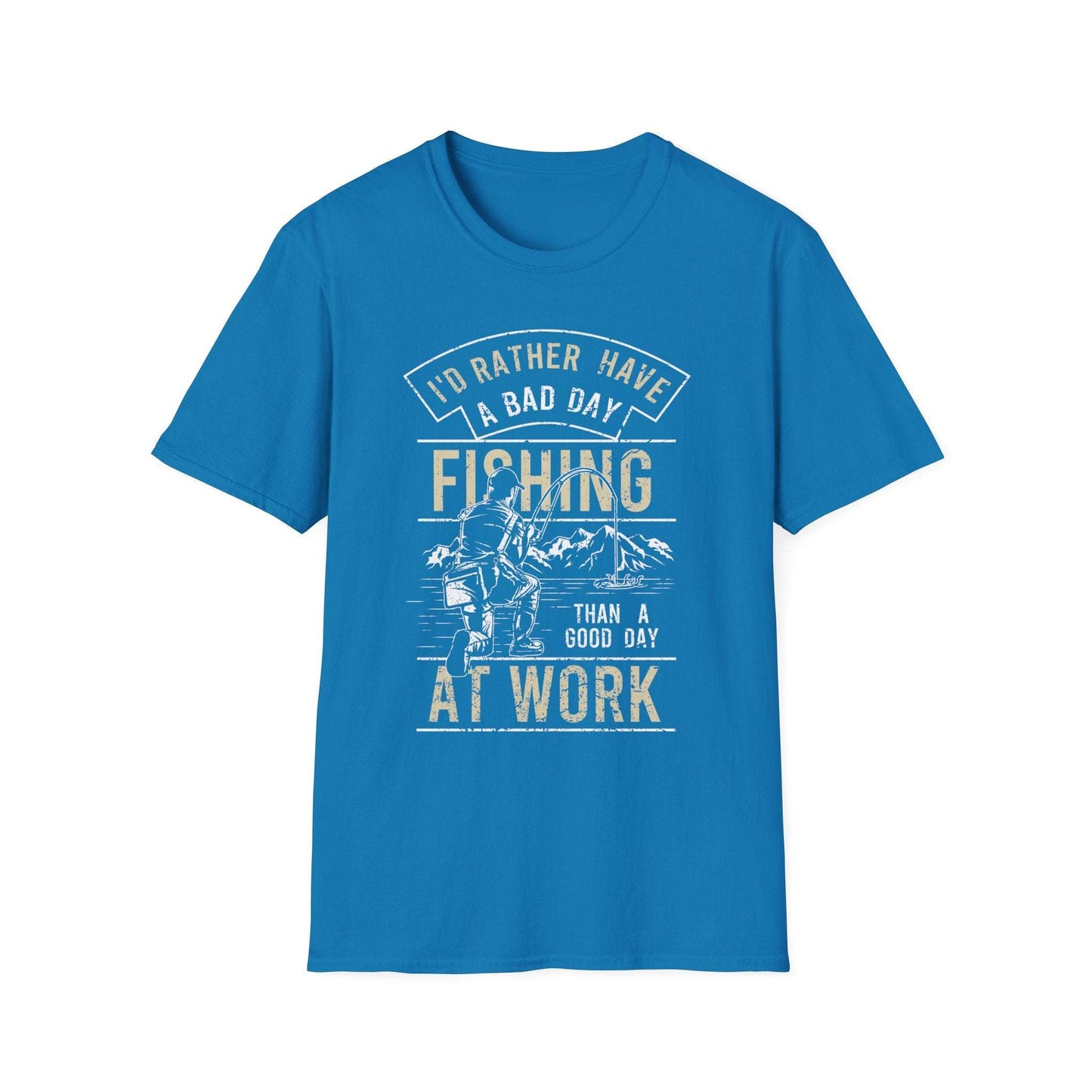 Funny Fishing T-Shirt – Unisex Angler Tee | Humorous Gift for Fishermen & Outdoor Trips
