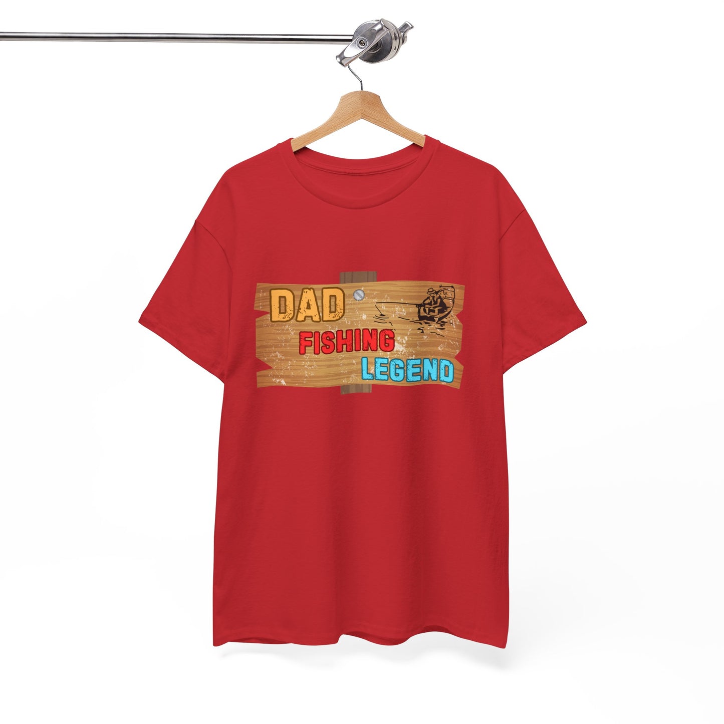 Fishing Legend Dad T-Shirt – Men’s Tee for Outdoor & Fishing Lovers