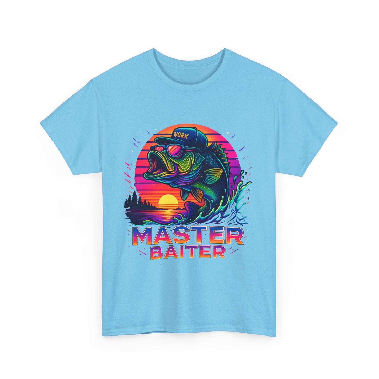 Colorful Master Baiter Tee for Men β Funny Fishing Shirt for Summer