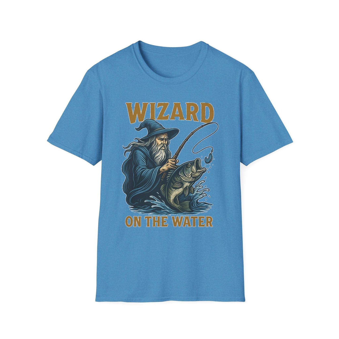 Wizard on the Water T-Shirt – Funny Unisex Fishing Tee | Outdoor Gift for Anglers