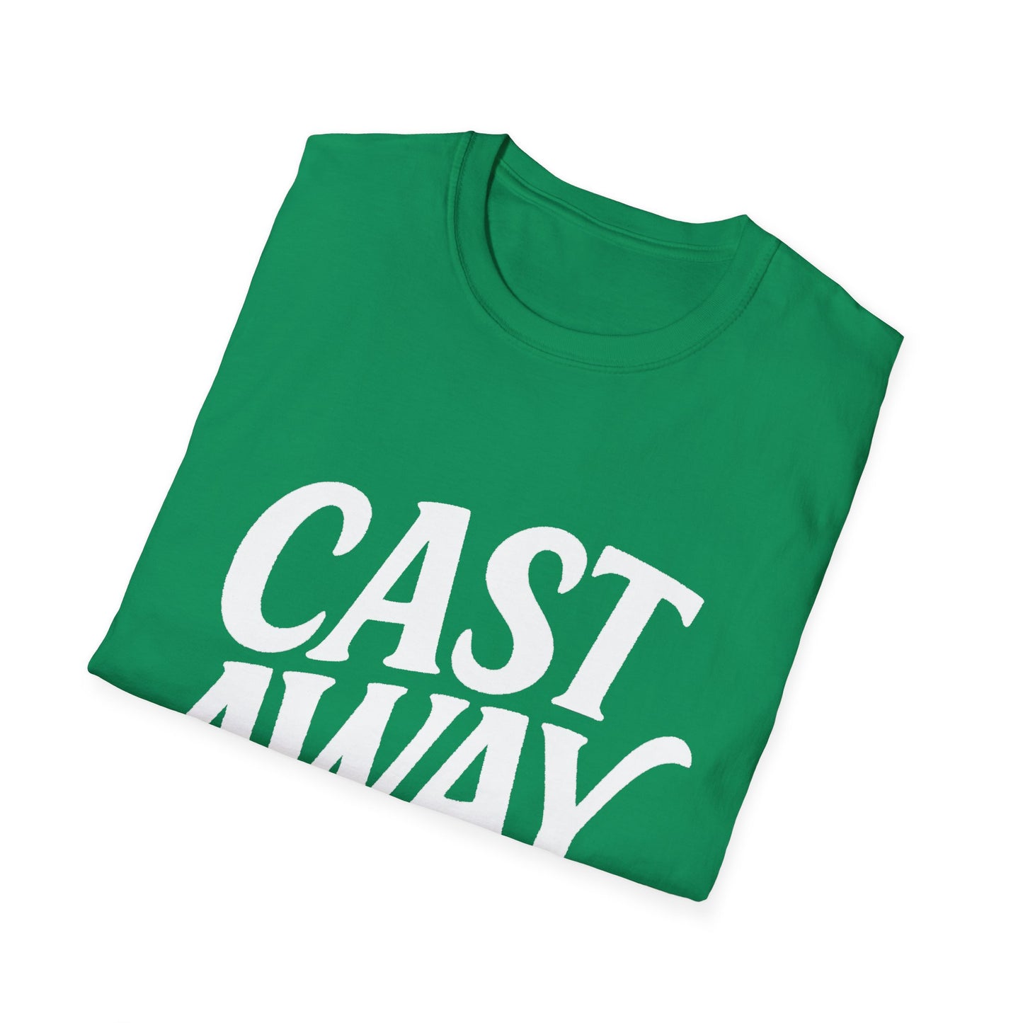 Cast Away My Worries Funny Fishing T-Shirt – Relaxed Fit Angler Tee Gift for Men