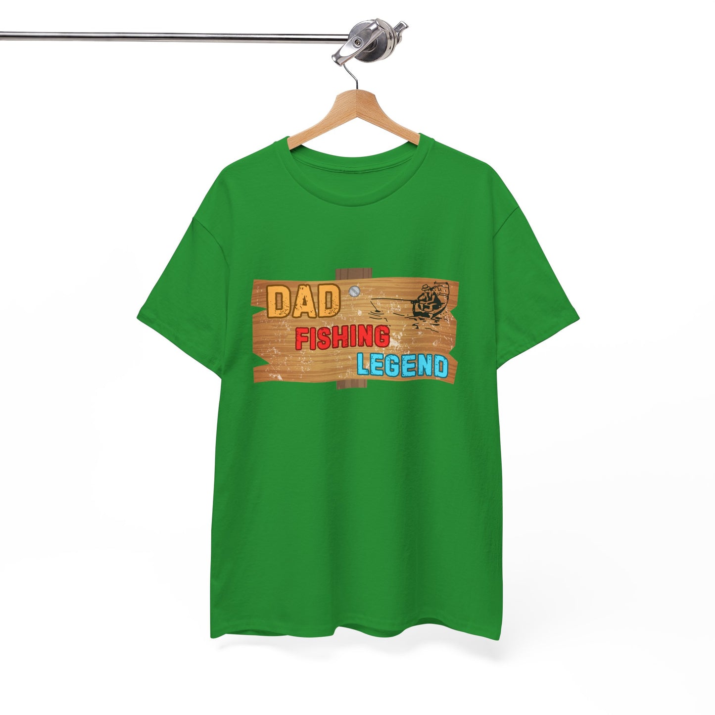 Fishing Legend Dad T-Shirt – Men’s Tee for Outdoor & Fishing Lovers